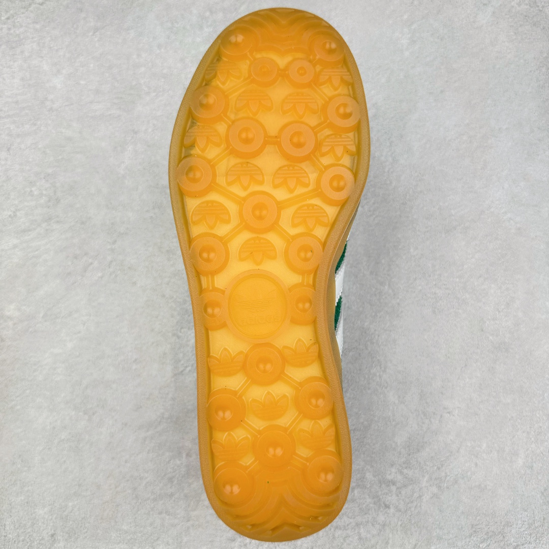 图片[9]-＃HP纯原 AD Original Gazelle Trainers 瞪羚室内鞋系列低帮复古百搭休闲运动德训风板鞋 IG5929 高端零售特供批次 原厂定制长毛翻毛皮组合环保纤维革鞋面材质 内置环保海玻璃鞋垫 外置RB橡胶大底 产品品控稳定性领先行业 原厂全套原楦原纸板冲刀磨具开发 原厂皮料加持 原厂港宝加持定型后跟R度完美 将复古进行到底 简约流畅 三十年不变经典 这款Gazelle运动鞋 无论面料、配色、质感或设计 都只在重现其1991年原款的经典 皮革鞋面 撞色三条纹和鞋跟标的设计 力求呈现90年代的经典复古风潮 Samba火热的同时 也带动了其它的复古鞋型 Gazelle便是其中一只 Gazelle Indoor拥有包边更宽的T字型鞋头 更好的保护运动员的前掌 浓浓的复古氛围感 非常适合现在流行的Cleanfit风格 尺码：35.5 36 36⅔ 37⅓ 38 38⅔ 39⅓ 40 40⅔ 41⅓ 42 42⅔ 43⅓ 44 44⅔ 45-选品中心