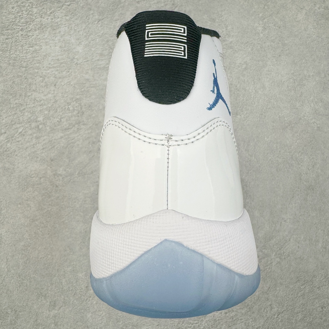 图片[8]-＃Ljr特供 Air Jordan AJ11 Retro High \\\”Legend Blue\\\” 传奇蓝2024 378038-104 全新改良批次 圈内最强AJ11系列 恪守真诚 承诺混一赔十 高端零售裸鞋圈特供批次 SZ原厂全套原楦原纸板冲刀磨具开发 原厂皮料加持 原厂港宝加持定型后跟R度完美 同源原厂电绣 飞翼针数密度立体效果一致 百分百一致原鞋 原厂拉帮工艺 针距密度一致 后跟弧度收口自然不对折 极致一眼正品既视感 进口玻璃冲刀皮料裁剪零毛边 全鞋电脑针车工艺 品控清洁度最高QC检验标准 免检产品 原厂订购鞋盒、鞋标、防尘纸、鞋撑、鞋带 追求极致的原厂味道 尺码：36 36.5 37.5 38 38.5 39 40-选品中心