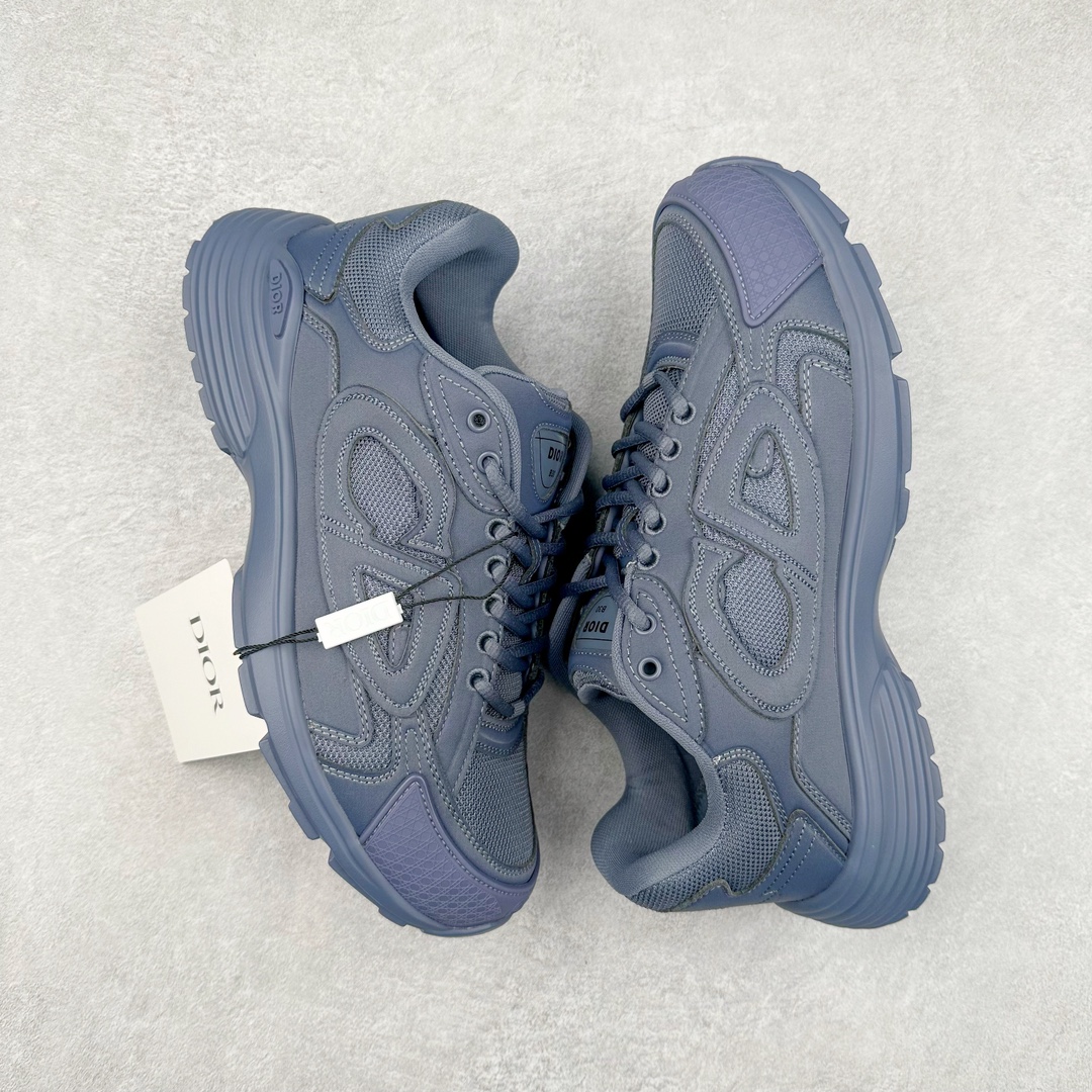 图片[3]-纯原 Dior x Stone Island 迪奥石头岛联名款B30系列休闲运动鞋老爹鞋 原版购入开发 做货 这次精彩的合作堪称一场别开生面的对话，展现了非凡的创意。金•琼斯 （KIM JONES）倾情呈献 DIOR AND STONEISLAND 限定系列，经典罗盘玫瑰与 DIOR 徽标相互融合外贸热销款 原版开模 海淘专供品质同渠道货源 该款系列采用黑网色眼织物白和色科技料面精心制作，作饰以反光“CD30”图形标志，外格轻盈的刻雕效果橡胶鞋搭底配标志性点的缀提升格调，内弹部力细节塑造想理的舒适穿着体验可与各休式闲造型配搭，彰显尚时现代的运风动范 尺码：38 39 40 41 42 43 44 45 46 47-选品中心