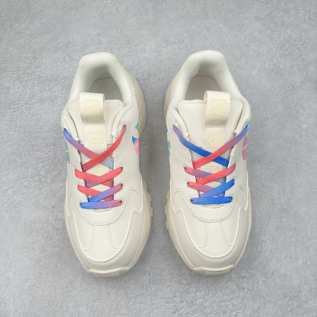 图片[2]-＃特价福利 MLB BigBall Chunky纽约洋基队增高复古风印花老爹鞋 MLB是韩国F&F旗下潮流服装品牌 拥有150年历史的经典传统 是街头文化和国际生活方式的领导者 MLB拥有包括男装、女装、童装、配饰在内的全品类服饰 提供覆盖各性别、各年龄层、From Head to Toe的穿搭装备 其产品结合了韩国的时尚造型与质感 展现了运动服饰也可以兼具时尚潮流的风格 在产品设计上 MLB不仅融合了美国职业棒球大联盟的各当家球队 更结合了棒球运动中的各个元素 复古风范自信控场 复古鞋型率先勾描独特的自我态度 在经典线条与时尚元素的精彩交织下刷新街头复古运动风潮 质感十足兼备卓越的舒适透气性能迎合夏日追求的自在脚感。尺码：36 36.5 37.5 38 38.5 39 40 40.5 41 42 42.5 43 44 44.5 45-选品中心