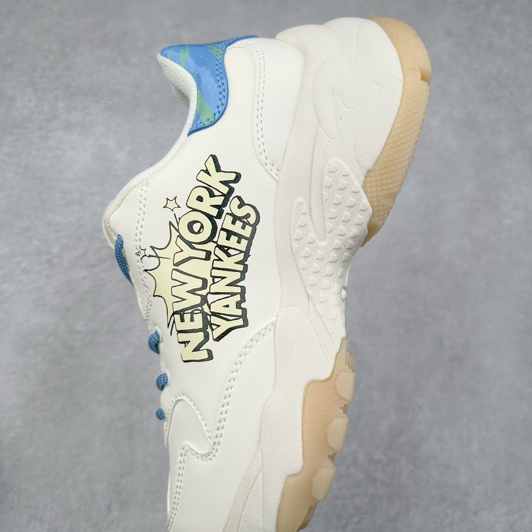 图片[7]-＃特价福利 MLB BigBall Chunky纽约洋基队增高复古风印花老爹鞋 MLB是韩国F&F旗下潮流服装品牌 拥有150年历史的经典传统 是街头文化和国际生活方式的领导者 MLB拥有包括男装、女装、童装、配饰在内的全品类服饰 提供覆盖各性别、各年龄层、From Head to Toe的穿搭装备 其产品结合了韩国的时尚造型与质感 展现了运动服饰也可以兼具时尚潮流的风格 在产品设计上 MLB不仅融合了美国职业棒球大联盟的各当家球队 更结合了棒球运动中的各个元素 复古风范自信控场 复古鞋型率先勾描独特的自我态度 在经典线条与时尚元素的精彩交织下刷新街头复古运动风潮 质感十足兼备卓越的舒适透气性能迎合夏日追求的自在脚感。尺码：36 36.5 37.5 38 38.5 39 40 40.5 41 42 42.5 43 44 44.5 45-选品中心