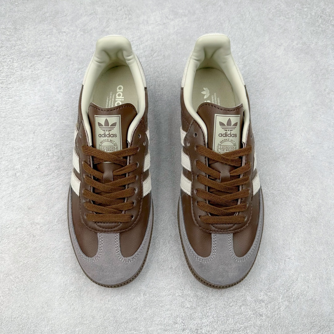 图片[2]-AD Original Samba OG 复古经典轻便板鞋 ID1481 这款桑巴鞋展示了高质量的工艺 带有装饰的超锁缝制和无缝的手感 柔软、柔软的皮革造型和标志性的3条纹完成了精致的外观 正规合身鞋带 鞋面上有绒面鞋垫 橡胶鞋底 享受正畸套筒软感 自50年代首次亮相以来就一直在赢得粉丝的青睐 尺码：36 36.5 37.5 38 38.5 39 40 40.5 41 42 42.5 43 44 44.5 45-选品中心