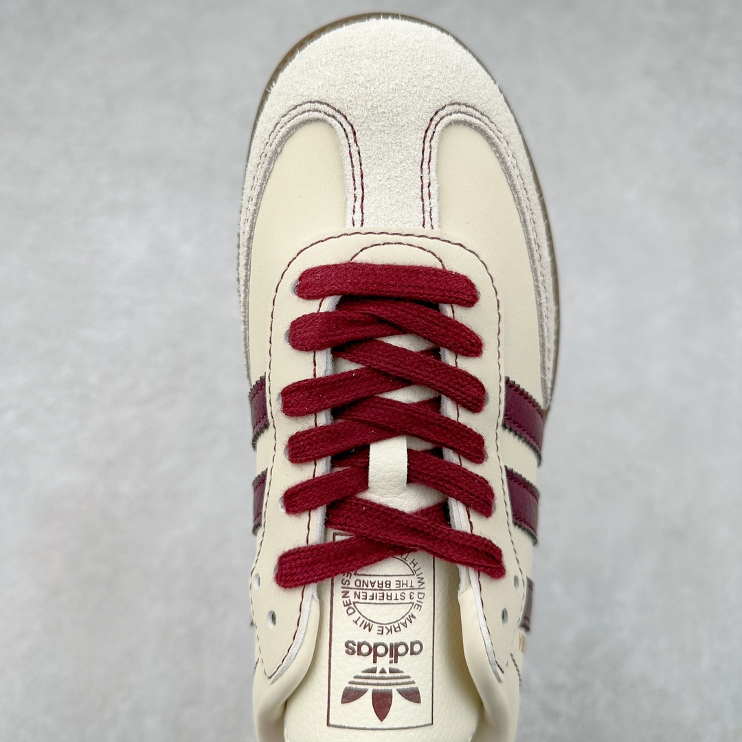 图片[4]-AD Original Samba OG 复古经典轻便板鞋 IG1987 这款桑巴鞋展示了高质量的工艺 带有装饰的超锁缝制和无缝的手感 柔软、柔软的皮革造型和标志性的3条纹完成了精致的外观 正规合身鞋带 鞋面上有绒面鞋垫 橡胶鞋底 享受正畸套筒软感 自50年代首次亮相以来就一直在赢得粉丝的青睐 尺码：36 36.5 37.5 38 38.5 39 40 40.5 41 42 42.5 43 44 44.5 45-选品中心