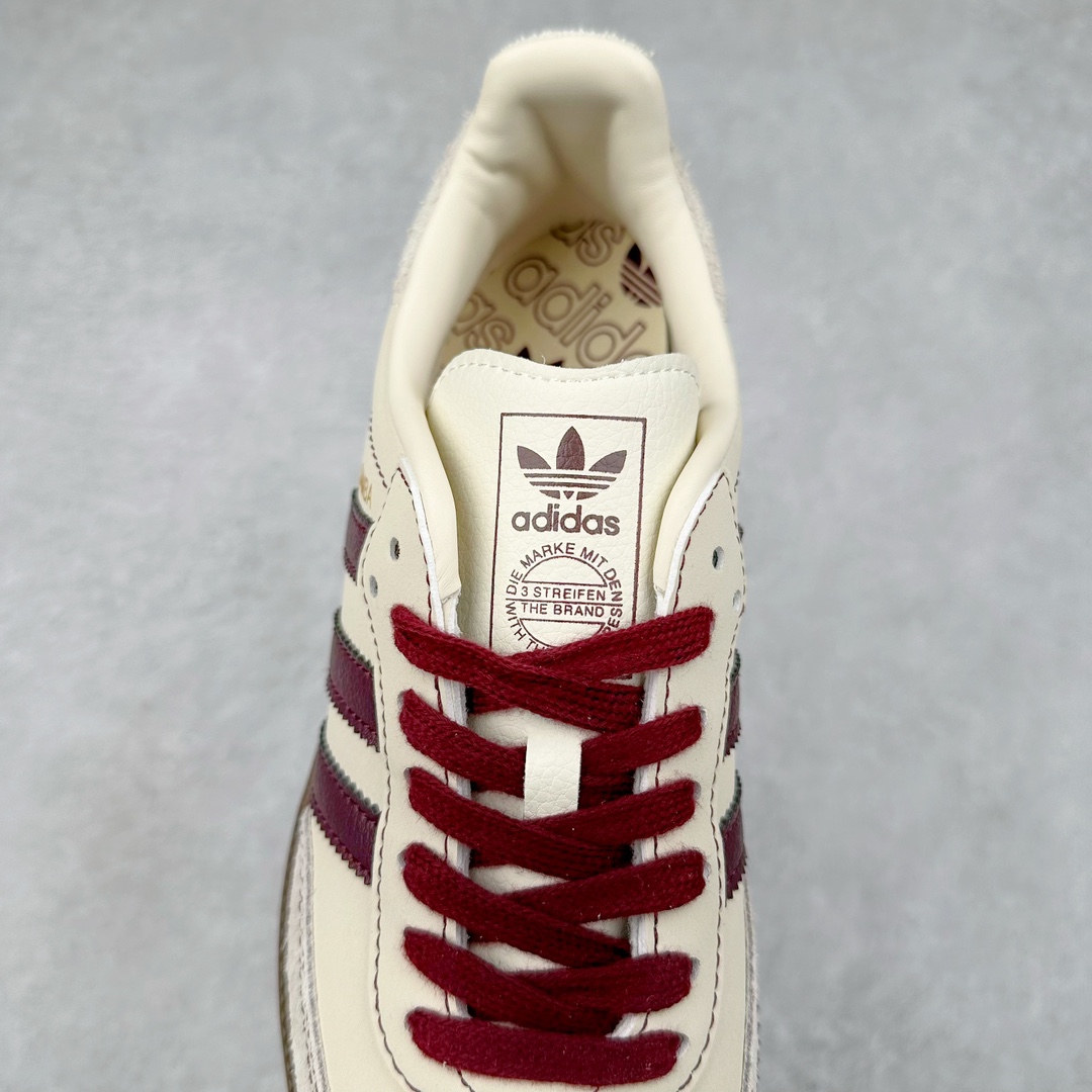 图片[5]-AD Original Samba OG 复古经典轻便板鞋 IG1987 这款桑巴鞋展示了高质量的工艺 带有装饰的超锁缝制和无缝的手感 柔软、柔软的皮革造型和标志性的3条纹完成了精致的外观 正规合身鞋带 鞋面上有绒面鞋垫 橡胶鞋底 享受正畸套筒软感 自50年代首次亮相以来就一直在赢得粉丝的青睐 尺码：36 36.5 37.5 38 38.5 39 40 40.5 41 42 42.5 43 44 44.5 45-选品中心