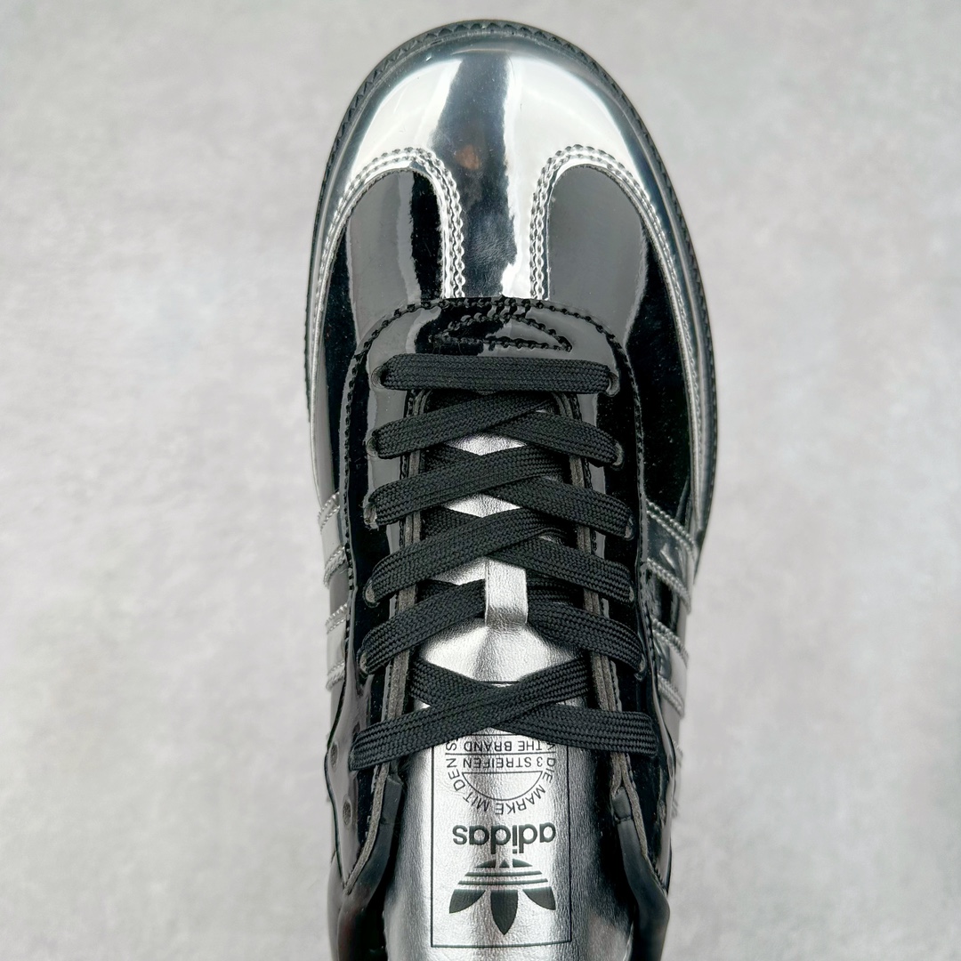 图片[4]-AD Original Samba OG 复古经典轻便板鞋 IH3364 这款桑巴鞋展示了高质量的工艺 带有装饰的超锁缝制和无缝的手感 柔软、柔软的皮革造型和标志性的3条纹完成了精致的外观 正规合身鞋带 鞋面上有绒面鞋垫 橡胶鞋底 享受正畸套筒软感 自50年代首次亮相以来就一直在赢得粉丝的青睐 尺码：36 36.5 37.5 38 38.5 39 40 40.5 41 42 42.5 43 44 44.5 45-选品中心