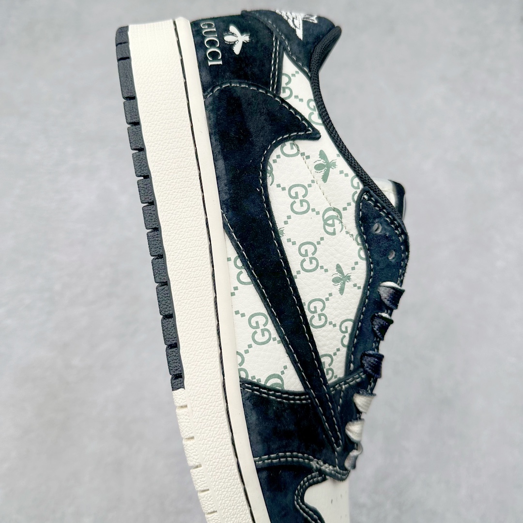 图片[6]-TS x Air Jordan AJ1 Low 倒钩低帮联名定制配色 SJ2068-139 原厂内置气垫魔块 A模大底 头层小牛皮 鞋舌AJ原厂专用牛津布+AJ专用反口珍珠布+原厂无杂质高弹内里海棉+特殊封边弹力鞋带 尺码：36 36.5 37.5 38 38.5 39 40 40.5 41 42 42.5 43 44 44.5 45 46 47.5-选品中心