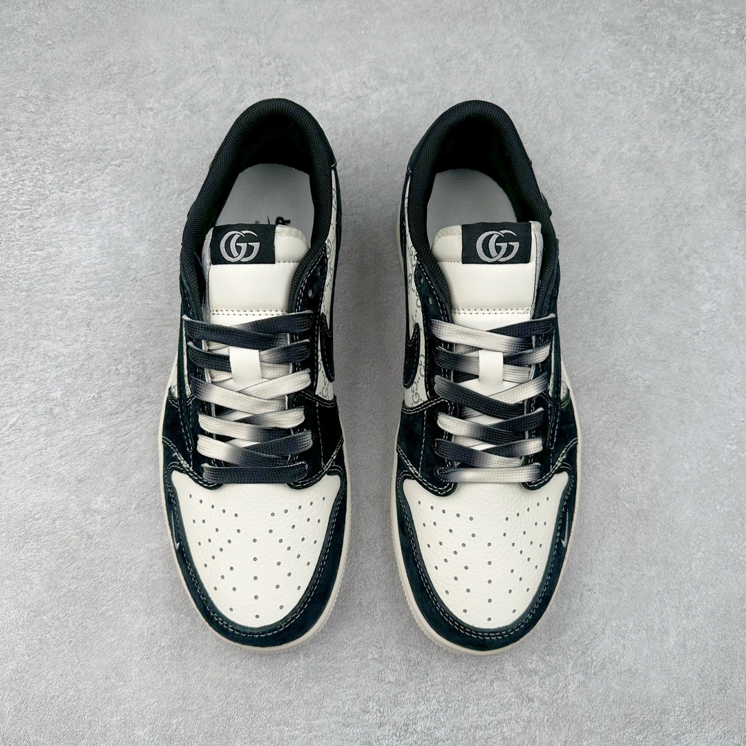 图片[2]-TS x Air Jordan AJ1 Low 倒钩低帮联名定制配色 SJ2068-139 原厂内置气垫魔块 A模大底 头层小牛皮 鞋舌AJ原厂专用牛津布+AJ专用反口珍珠布+原厂无杂质高弹内里海棉+特殊封边弹力鞋带 尺码：36 36.5 37.5 38 38.5 39 40 40.5 41 42 42.5 43 44 44.5 45 46 47.5-选品中心