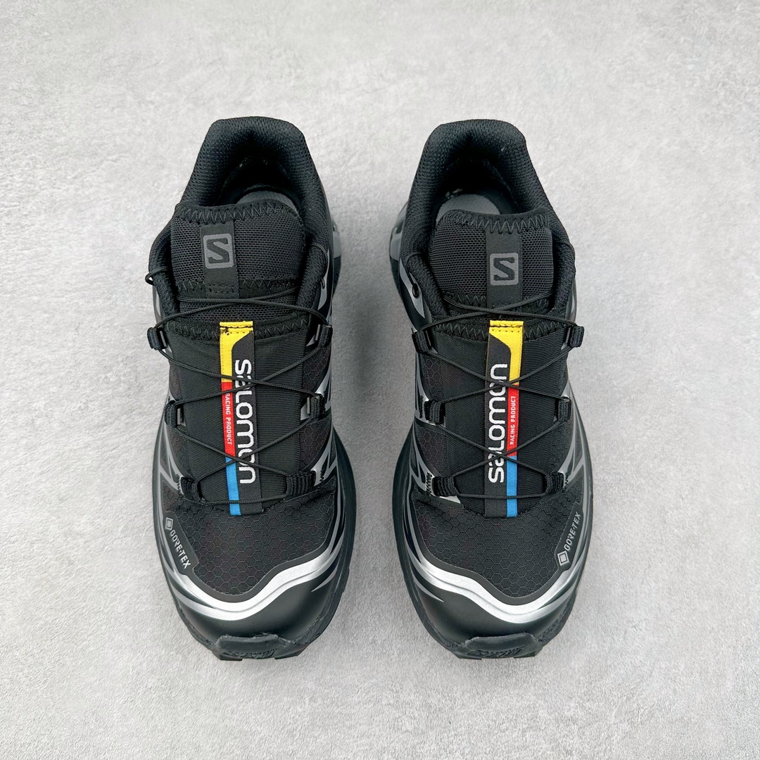 图片[2]-＃X版纯原福利 Salomon 萨洛蒙 XT-6 复古机能户外跑鞋 这双XT-6 鞋面以锯齿状的包裹系统呈现 在黑色基底之下加入了各种色点缀 内嵌式的袜套设计与 Quicklace 系带系统一道 实现了立体包裹与精准贴合 结合 Contagrip 大底科技 让穿着者可以轻松驾驭户外与通勤下的任何运动生活场景 无缝鞋身户外随意纵横 颜值与脚感兼备 出街通勤 绝对非常吸睛 你值得拥有 尺码：36 36.5 37.5 38 38.5 39 40 40.5 41 42 42.5 43 44 44.5 45-选品中心