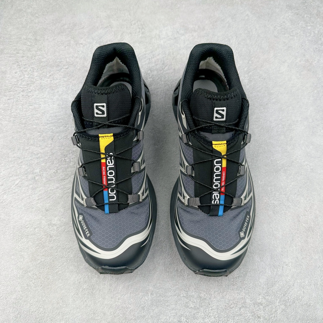 图片[2]-＃X版纯原福利 Salomon 萨洛蒙 XT-6 复古机能户外跑鞋 这双XT-6 鞋面以锯齿状的包裹系统呈现 在黑色基底之下加入了各种色点缀 内嵌式的袜套设计与 Quicklace 系带系统一道 实现了立体包裹与精准贴合 结合 Contagrip 大底科技 让穿着者可以轻松驾驭户外与通勤下的任何运动生活场景 无缝鞋身户外随意纵横 颜值与脚感兼备 出街通勤 绝对非常吸睛 你值得拥有 尺码：36 36.5 37.5 38 38.5 39 40 40.5 41 42 42.5 43 44 44.5 45-选品中心