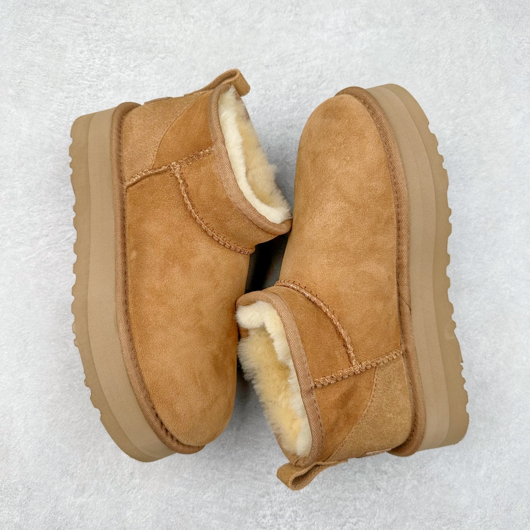 图片[3]-＃平台特供纯原福利 UGG 经典秋冬羊皮毛一体雪地靴 私人订单价格匠心定位 桑坡大厂直供 拒绝高利润 区别杀猪版本 隆丰A级澳洲进口羊皮毛一体 完全遵循ZP工艺流程 代工厂原厂版师 秉承无原鞋不开发选择 注重每一处细节 市面最正版型 TREADLITE\\\”轻翼\\\”科技外底 轻便/耐用/柔韧/桩型【售后郑重承诺】一个月内若出现重大脱胶/断底等质量问题 直接为您换新 翻毛皮鞋面 细腻亲肤再生聚酯纤维滚边 舒适易打理 保暖性佳 UGG plush™ 里衬和内底 茸软亲肤 舒适暖足 经典鞋型搭配轻盈厚底 稳稳拿捏秋冬出街时髦造型 Treadlite by UGG 轻翼大底 轻盈缓震 为双足减负 舒适轻便 助你轻松畅玩整天 尺码：35 36 37 38 39 40-选品中心