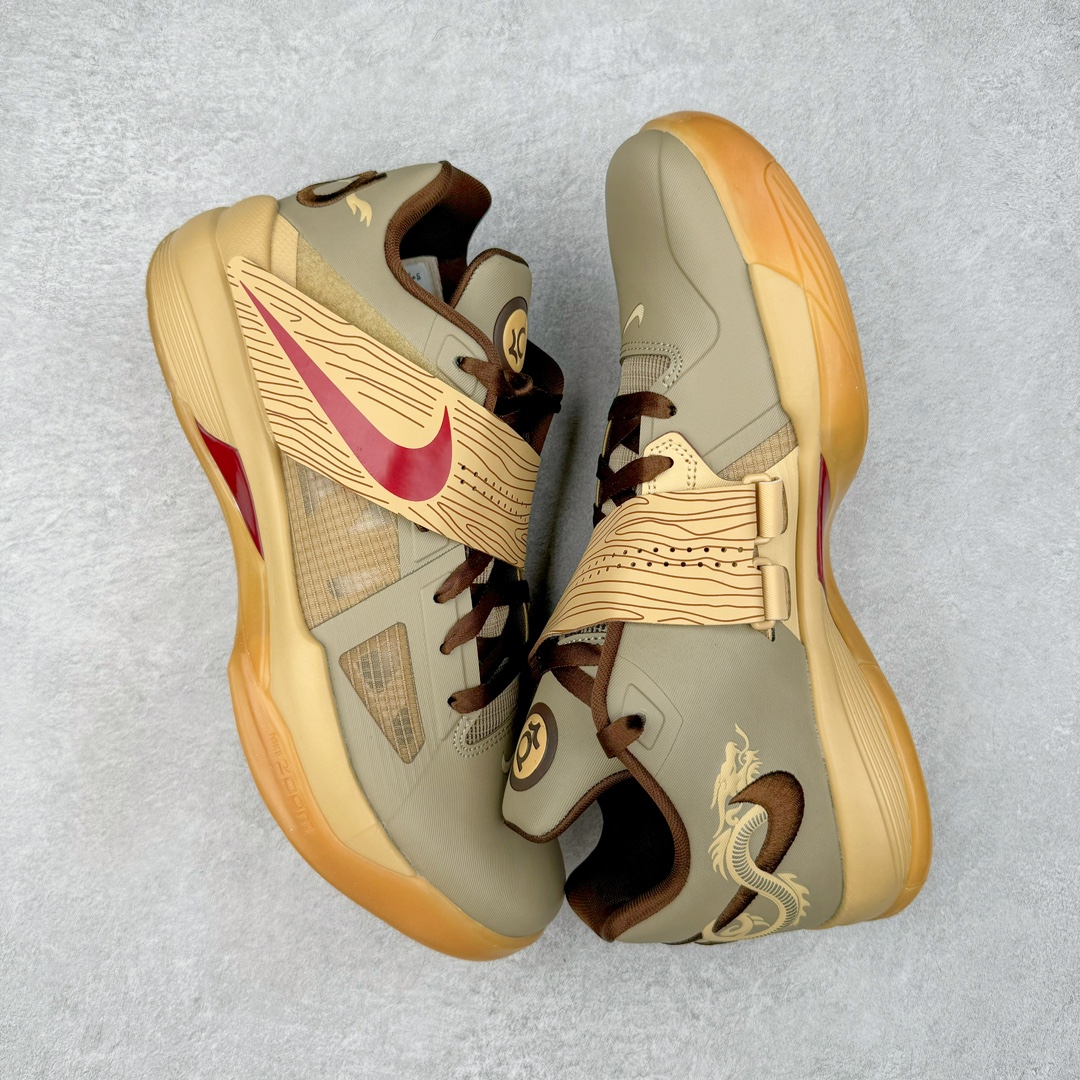 图片[3]-＃灭世/Max NK KD Ⅳ CNY 杜兰特4代实战篮球鞋 龙年限定橄榄绿 FJ4189-200 ✅原厂鞋楦 原厂高频热熔工艺 质感拉满 ✅完美后跟定型➕超硬港宝 锁定 ✅正确魔术贴工艺 贯穿中底 极致中足包裹 ✅前掌扇形ZOOM➕增配后掌马蹄气垫 顶配缓震方案 ✅内外双抗扭片加持！顶配实战独此一家 ✅实战性能炸裂💥 PK市场任意鞋款 尺码：39-47.5-选品中心