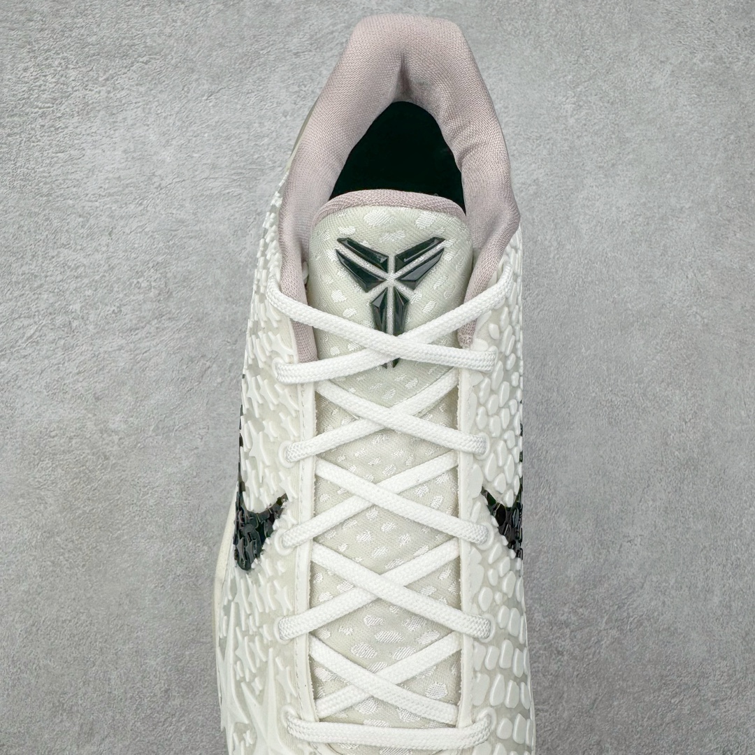 图片[5]-＃GX纯原 NK Zoom Kobe 6 Protro 科比六代 全明星2.0 白色星星 FQ3546-100 完美复刻公司货 前掌超大Zoom Turbo气垫 后掌EVA缓震 真正的原汁原味 还原ZP脚感 全身鞋材卡料色独家定制 唯一正确喷漆工艺Swoosh 正确凹凸蛇鳞工艺 正确鞋面渐变效果 内全置真动飞态线 独立原厂模具 最大尺码达到48.5码 首批不拼图大几率过验 亲测已过 支持各种高强度实战 无需担心 上脚价 补货周期极长 脚宽建议买大半码 科比系列前掌偏窄 不影响二次销售 支持七天无理由退换 尺码：40 40.5 41 42 42.5 43 44 44.5 45 45.5 46 47.5 48.5 49.6 50.5-选品中心