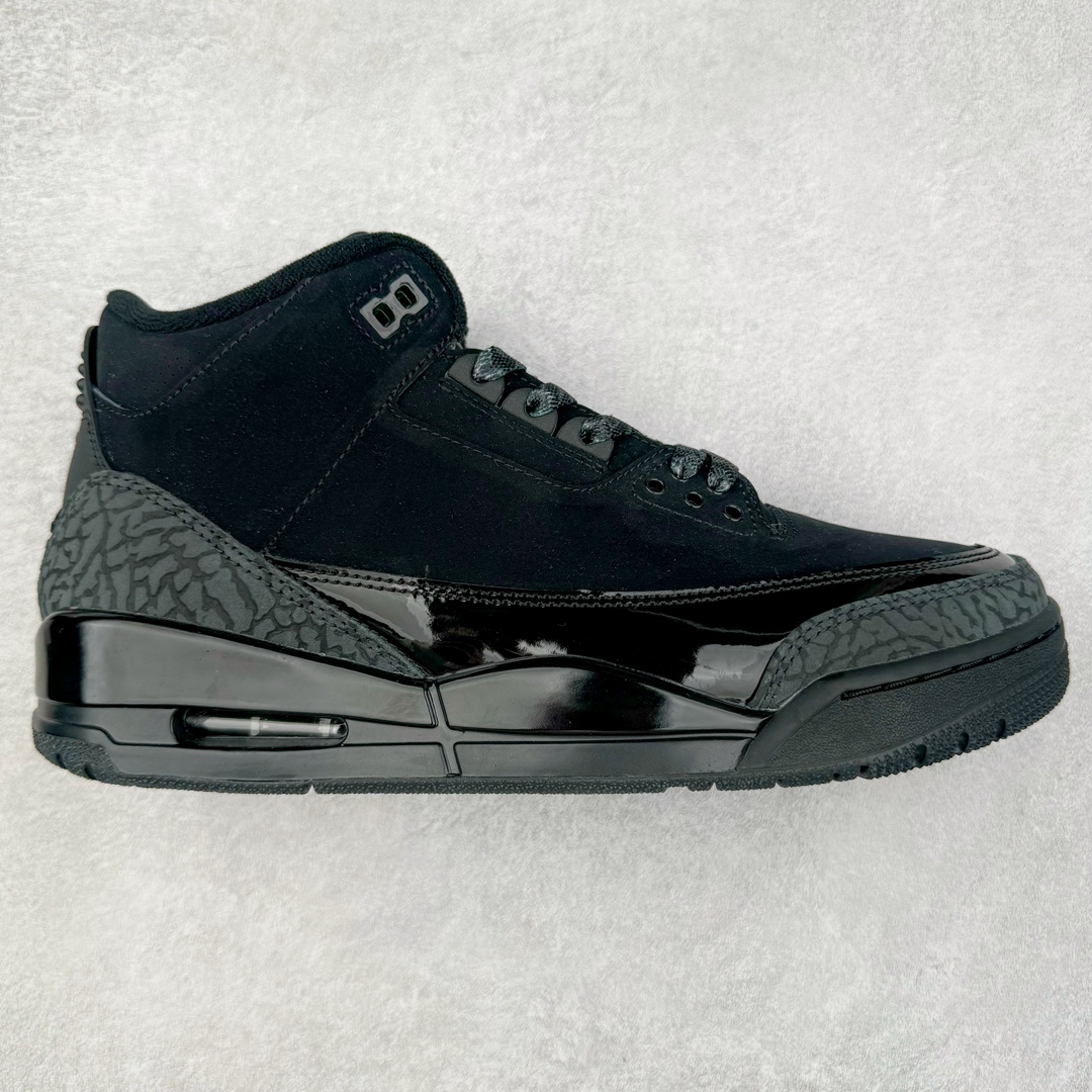 ＃GX纯原 Air Jordan AJ3 Retro 黑猫 CK9246-168 圈内最强三代系列 匠心打造 开发时长超过半年 目前可过各类鉴定或无法鉴定 裸鞋随便操作 全套原纸板楦头开发 原厂大底磨具加持立体防滑纹理 原装可视Air Sole气垫 原汁原味最完美的三代版型 唯一正确鞋头趴度弧度高度鞋身腰线 原厂TPU彩虹扎染后跟饰片 正确内里反口里网布 皮料菱角分明不变形无多余毛边 广东原厂zp同批次手工大底描漆拉丝 市场唯一原厂鞋扣模具 原厂织唛标 原厂飞人电绣工艺 尾指中部跳三针 独家绑鞋带手法 印刷中底布 四线拉帮 米色美纹纸贴合固定 进口港宝加持 后跟自然饱满 全鞋荧光划线卡点 追求极致完美 每一双都是工艺品 多重QC质检 超越公司货的品控标准 实实在在的免检产品 尺码：40 40.5 41 42 42.5 43 44 44.5 45 45.5 46 47.5 48.5-选品中心