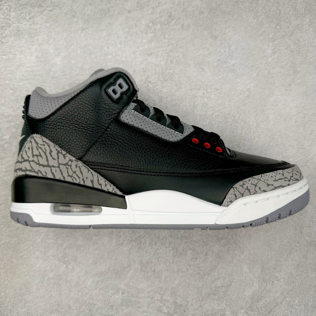 ＃GX纯原 Air Jordan AJ3 Retro 复刻黑水泥 DN3707-010 圈内最强三代系列 匠心打造 开发时长超过半年 目前可过各类鉴定或无法鉴定 裸鞋随便操作 全套原纸板楦头开发 原厂大底磨具加持立体防滑纹理 原装可视Air Sole气垫 原汁原味最完美的三代版型 唯一正确鞋头趴度弧度高度鞋身腰线 原厂TPU彩虹扎染后跟饰片 正确内里反口里网布 皮料菱角分明不变形无多余毛边 广东原厂zp同批次手工大底描漆拉丝 市场唯一原厂鞋扣模具 原厂织唛标 原厂飞人电绣工艺 尾指中部跳三针 独家绑鞋带手法 印刷中底布 四线拉帮 米色美纹纸贴合固定 进口港宝加持 后跟自然饱满 全鞋荧光划线卡点 追求极致完美 每一双都是工艺品 多重QC质检 超越公司货的品控标准 实实在在的免检产品 尺码：40 40.5 41 42 42.5 43 44 44.5 45 45.5 46 47.5 48.5-选品中心