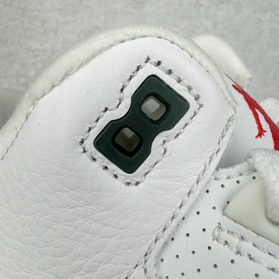 图片[20]-＃GX纯原 Air Jordan AJ3 Retro 做旧白水泥 DN3707-100 圈内最强三代系列 匠心打造 开发时长超过半年 目前可过各类鉴定或无法鉴定 裸鞋随便操作 全套原纸板楦头开发 原厂大底磨具加持立体防滑纹理 原装可视Air Sole气垫 原汁原味最完美的三代版型 唯一正确鞋头趴度弧度高度鞋身腰线 原厂TPU彩虹扎染后跟饰片 正确内里反口里网布 皮料菱角分明不变形无多余毛边 广东原厂zp同批次手工大底描漆拉丝 市场唯一原厂鞋扣模具 原厂织唛标 原厂飞人电绣工艺 尾指中部跳三针 独家绑鞋带手法 印刷中底布 四线拉帮 米色美纹纸贴合固定 进口港宝加持 后跟自然饱满 全鞋荧光划线卡点 追求极致完美 每一双都是工艺品 多重QC质检 超越公司货的品控标准 实实在在的免检产品 尺码：40 40.5 41 42 42.5 43 44 44.5 45 45.5 46 47.5 48.5-选品中心
