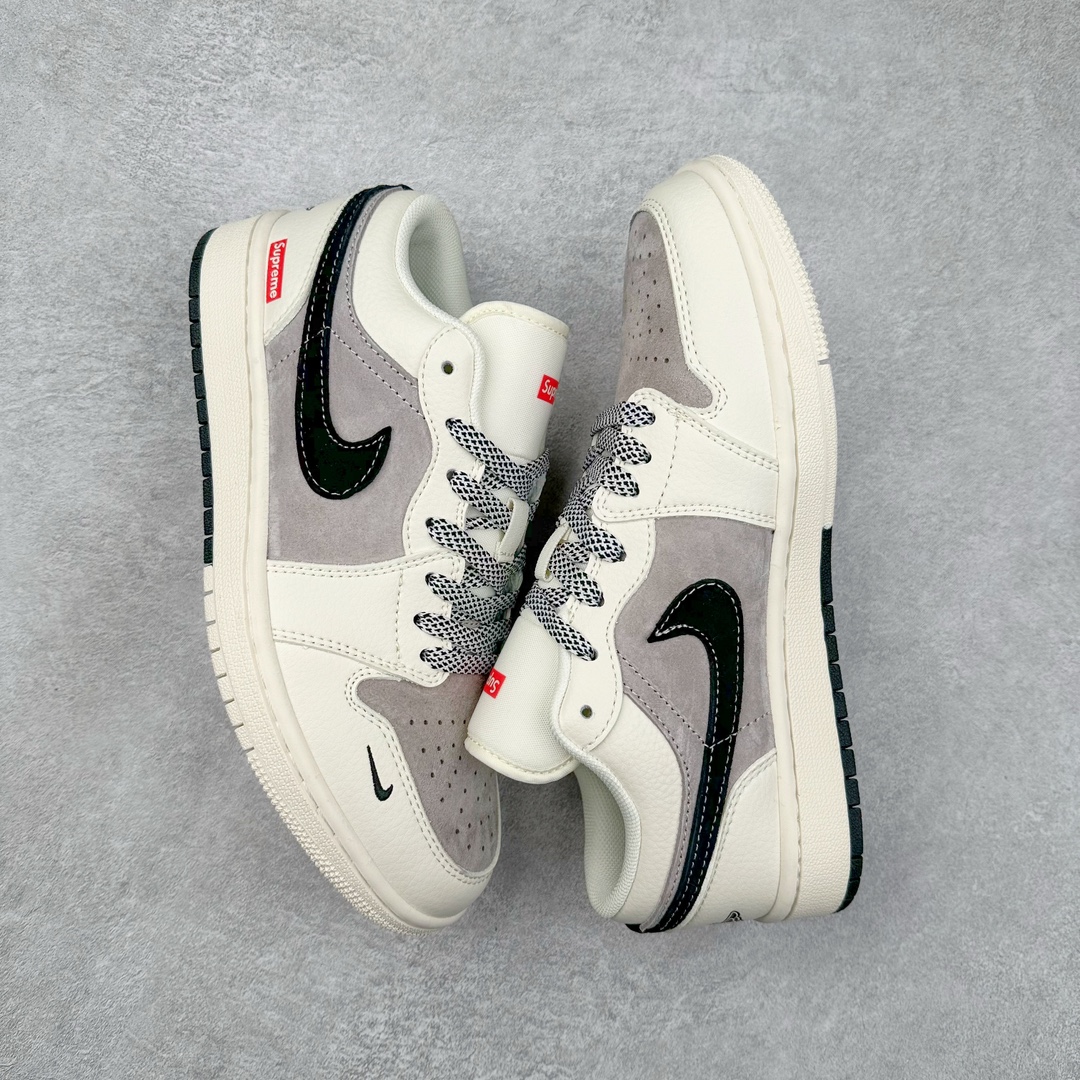 图片[3]-TS x Air Jordan AJ1 Low 倒钩低帮联名定制配色 SJ9950-043 原厂内置气垫魔块 A模大底 头层小牛皮 鞋舌AJ原厂专用牛津布+AJ专用反口珍珠布+原厂无杂质高弹内里海棉+特殊封边弹力鞋带 尺码：36 36.5 37.5 38 38.5 39 40 40.5 41 42 42.5 43 44 44.5 45 46 47.5-选品中心