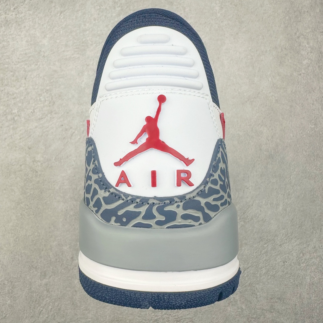 图片[8]-＃PB Air Jordan Legacy AJ312 Low 低帮复古篮球鞋 CD7069-164 市场最强独一档产物 全套原纸板楦头开发 原厂大底磨具加持立体防滑纹理 原档数据后跟TPU子母扣魔术贴 原装可视Air Sole气垫 原汁原味最完美的312代版型 唯一正确鞋头趴度弧度高度鞋身腰线 进口港宝加持 后跟自然饱满 全鞋荧光划线卡点 追求极致完美 每一双都是工艺品 多重QC质检 超越公司货的品控标准 实实在在的免检产品 鞋身采用了皮革材质打造 横跨鞋面的魔术贴十分吸睛 侧面的Swoosh Logo的一部分被鞋面遮挡了一部分 颇具玩味 魔术贴上标有NK标识 而鞋舌上是Jordan的经典红色飞翼Logo 后跟和鞋底均采用了AJ3的设计 后跟上同样也使用了经典的爆裂纹图案 尺码：36 36.5 37.5 38 38.5 39 40 40.5 41 42 42.5 43 44 44.5 45 46 47.5-选品中心