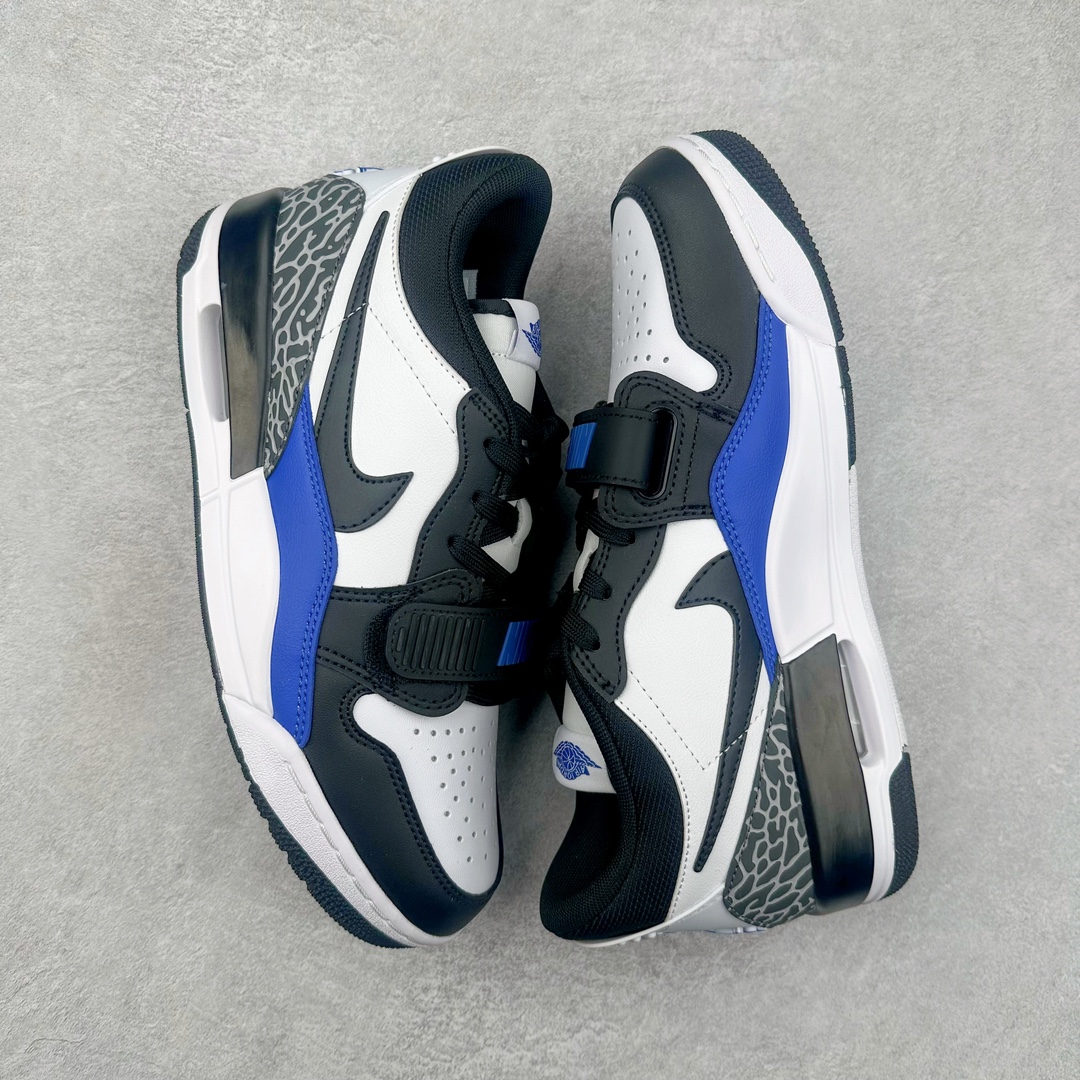 图片[3]-＃PB Air Jordan Legacy AJ312 Low 低帮复古篮球鞋 CD7069-114 市场最强独一档产物 全套原纸板楦头开发 原厂大底磨具加持立体防滑纹理 原档数据后跟TPU子母扣魔术贴 原装可视Air Sole气垫 原汁原味最完美的312代版型 唯一正确鞋头趴度弧度高度鞋身腰线 进口港宝加持 后跟自然饱满 全鞋荧光划线卡点 追求极致完美 每一双都是工艺品 多重QC质检 超越公司货的品控标准 实实在在的免检产品 鞋身采用了皮革材质打造 横跨鞋面的魔术贴十分吸睛 侧面的Swoosh Logo的一部分被鞋面遮挡了一部分 颇具玩味 魔术贴上标有NK标识 而鞋舌上是Jordan的经典红色飞翼Logo 后跟和鞋底均采用了AJ3的设计 后跟上同样也使用了经典的爆裂纹图案 尺码：36 36.5 37.5 38 38.5 39 40 40.5 41 42 42.5 43 44 44.5 45 46 47.5-选品中心