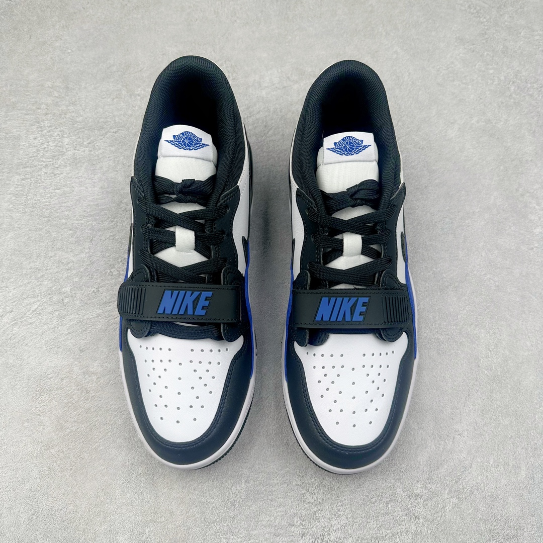图片[2]-＃PB Air Jordan Legacy AJ312 Low 低帮复古篮球鞋 CD7069-114 市场最强独一档产物 全套原纸板楦头开发 原厂大底磨具加持立体防滑纹理 原档数据后跟TPU子母扣魔术贴 原装可视Air Sole气垫 原汁原味最完美的312代版型 唯一正确鞋头趴度弧度高度鞋身腰线 进口港宝加持 后跟自然饱满 全鞋荧光划线卡点 追求极致完美 每一双都是工艺品 多重QC质检 超越公司货的品控标准 实实在在的免检产品 鞋身采用了皮革材质打造 横跨鞋面的魔术贴十分吸睛 侧面的Swoosh Logo的一部分被鞋面遮挡了一部分 颇具玩味 魔术贴上标有NK标识 而鞋舌上是Jordan的经典红色飞翼Logo 后跟和鞋底均采用了AJ3的设计 后跟上同样也使用了经典的爆裂纹图案 尺码：36 36.5 37.5 38 38.5 39 40 40.5 41 42 42.5 43 44 44.5 45 46 47.5-选品中心