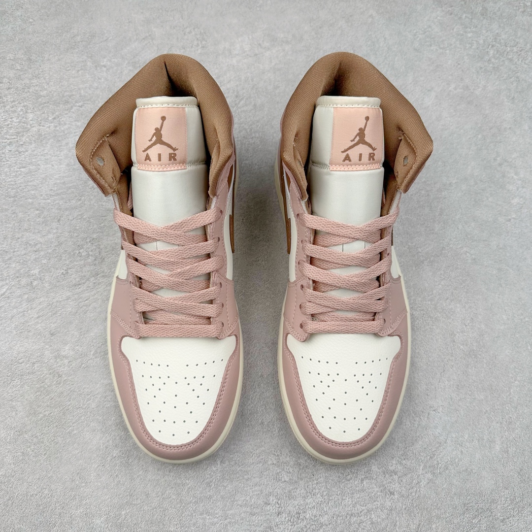 图片[2]-＃K版 Air Jordan AJ1 Mid 中帮 BQ6472-620 原厂内置全掌气垫 A模大底 头层小牛皮 鞋舌AJ原厂专用牛津布+AJ专用反口珍珠布+原厂无杂质高弹内里海棉 特殊封边弹力鞋带 全网唯一头层牛皮 原鞋开模 拒绝公底 购置公司同步原材料 原汁原味 忠于原版‼️尺码：36 36.5 37.5 38 38.5 39 40 40.5 41 42 42.5 43 44 44.5 45 46 47.5-选品中心