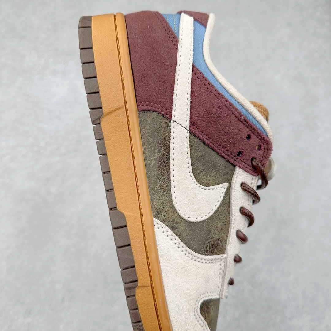 图片[6]-＃F版 NK Dunk Low 棕色拼接 HQ3459-212 性价比王者 极限压缩利润空间 超乎所想的高性价比 用料绝不含糊 原盒原配 正确耐磨橡胶大底 超高清洁度 全鞋零毛边皮料切割 全套原楦原模倾力打造完美版型 尺码：36 36.5 37.5 38 38.5 39 40 40.5 41 42 42.5 43 44 44.5 45 46 47.5-选品中心