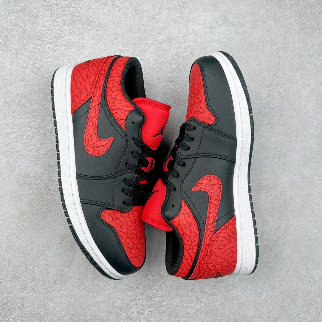 图片[3]-＃K版 Air Jordan AJ1 Low 低帮 黑红爆裂纹 553558-013 全新流水线出品 DT版本唯一平替选择 市场第二梯队最强版 全部原鞋开发 原楦原纸板开发 全鞋电脑针车 原厂内置全掌气垫 原盒内在原标 唯一Zp原版鞋带绑法 免检产品 全新2022版型 全头层皮料 完美零毛边处理 原厂配置全掌气垫 价格定位良心 几十个配色陆续出货 尺码：36 36.5 37.5 38 38.5 39 40 40.5 41 42 42.5 43 44 44.5 45 46 47.5-选品中心