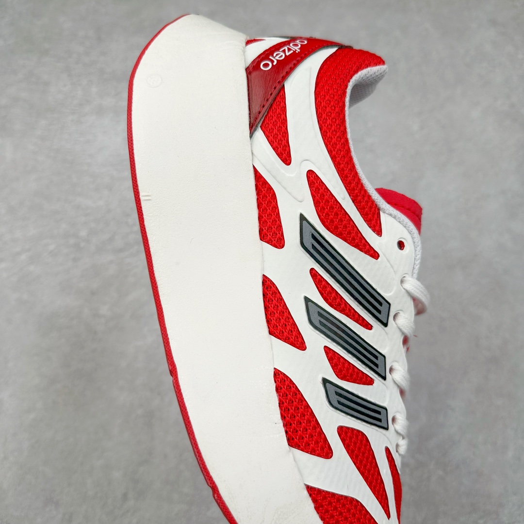 图片[6]-AD Adizero Aruku 全新跑鞋 JI0308 以永动机为灵感的前卫造型 以及时下流行的厚底设定 让人无比期待 “Aruku” 在日文中是行走的意思 昭示了这是一双定位于大众日常训练或慢跑的鞋款 黑、白、红三色的撞色外观 搭配街头感、现代感十足的鞋面线条勾勒 格外引人注目 搭配丰沛的全新 Swirlfoam 泡棉厚底 虽然不像顶级竞速跑鞋那般极致 但也将日常舒适和时尚颜值平衡到位 尺码：36 36.5 37.5 38 38.5 39 40 40.5 41 42 42.5 43 44 44.5 45-选品中心
