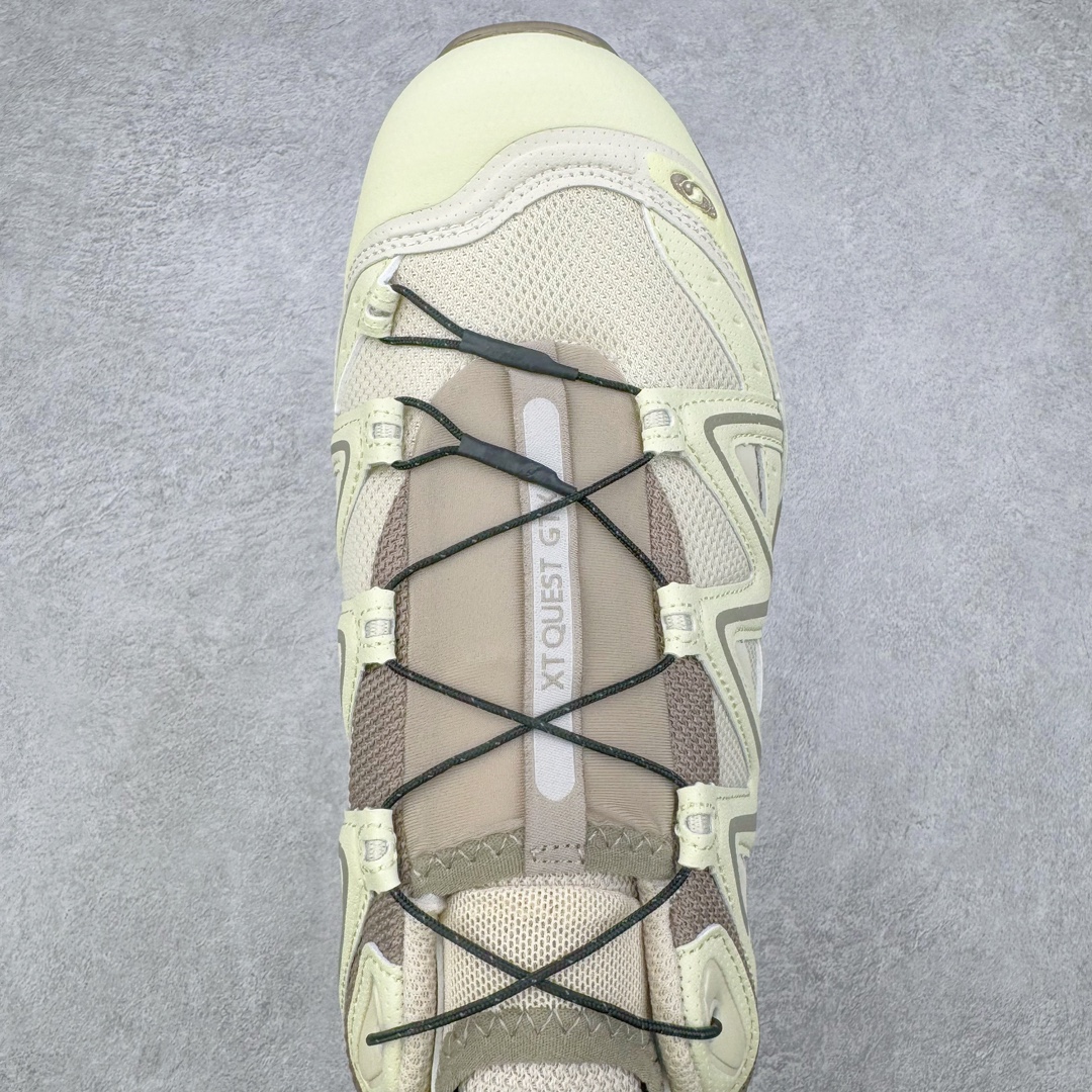 图片[4]-＃绿X/GX Salomon XT-QUEST ADV 萨洛蒙潮流越野机能户外功能鞋 纯原外贸平台特供订单 耗时半年巨作 全套原纸板楦头开发 原厂特供网布配套加持 确保原汁原味 完美呈现版型 原档数据独家私模五层组合大底 男女鞋同步官方开发至46.5 原装Ortholite轻量化鞋垫 中底布带钢印编号 原厂TPU锁扣 进口港宝加持 后跟自然饱满 还原公司包裹性 基于 SALOMON 初代 XT 鞋身造型并搭载 4D ADVANCED CHASSIS™ 大底打造而成 为这款 XT-QUEST 带来了多项足部控制与保护等功能性 如在运动过程中控制左右晃动的过程而提高稳定性、改善长途越野过程中足中到足尖的过渡、提高感知岩石的精确度以抵抗尖锐物体对脚底的伤害以及采用动态缓冲来增强穿着舒适感 从而减轻疲劳感 使 XT-QUEST 成为一双舒适且安全的户外之履 尺码：36 36.5 37.5 38 38.5 39 40 40.5 41 42 42.5 43 44 44.5 45 46 46.5-选品中心