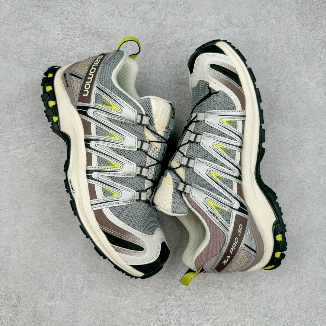 图片[3]-＃PK4.0 SALOMON XA Pro 3D ADV 萨洛蒙潮流越野机能户外功能鞋 基于市场现有版本全新升级调整改良 现阶段市场最强产物 全新主色陆续出货 大底描漆工整零瑕疵 鞋头定型弧度完 纯原外贸平台特供订单 耗时半年巨作 全套原纸板楦头开发 原厂特供网布配套加持 确保原汁原味 完美呈现版型 原档数据独家私模五层组合大底 原装Ortholite轻量化鞋垫 中底布带钢印编号 原厂TPU锁扣 进口港宝加持 后跟自然饱满 还原公司包裹性 鞋面采用SENSIFT贴合技术 全方位贴合包裹脚型 鞋跟部鞋底牵引设计 提供强大的抓地性能 更适应野外崎岖不平的道路 其3D ADVANCED CHASSIS底盘 材料轻量大化 钉齿设计更具稳定性 防护性 鞋底易磨损区运用CONTAGRIP高耐磨材料 应对城市硬质路面长距离跑考验 尺码：36 36.5 37.5 38 38.5 39 40 40.5 41 42 42.5 43 44 44.5 45 46.5-选品中心