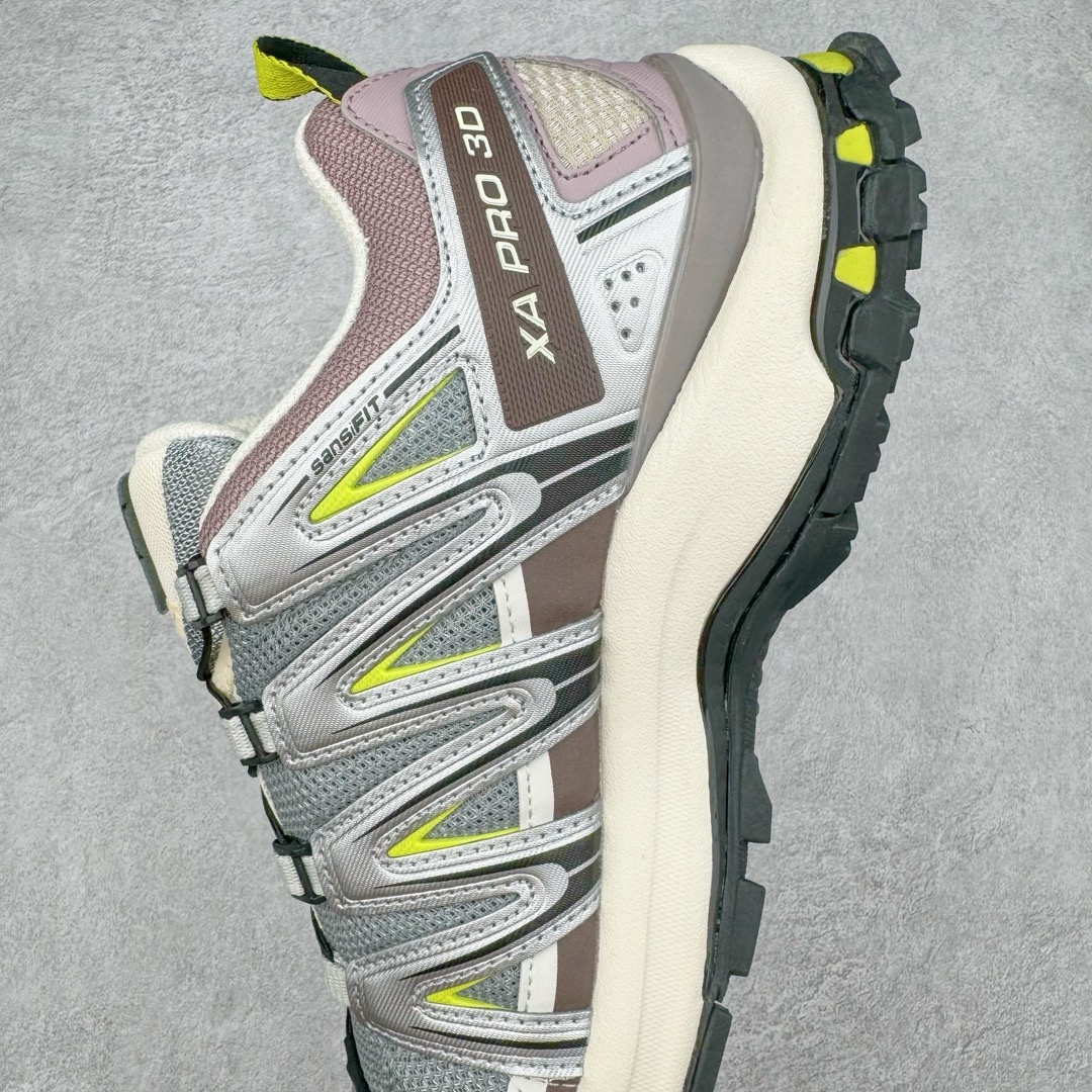 图片[7]-＃PK4.0 SALOMON XA Pro 3D ADV 萨洛蒙潮流越野机能户外功能鞋 基于市场现有版本全新升级调整改良 现阶段市场最强产物 全新主色陆续出货 大底描漆工整零瑕疵 鞋头定型弧度完 纯原外贸平台特供订单 耗时半年巨作 全套原纸板楦头开发 原厂特供网布配套加持 确保原汁原味 完美呈现版型 原档数据独家私模五层组合大底 原装Ortholite轻量化鞋垫 中底布带钢印编号 原厂TPU锁扣 进口港宝加持 后跟自然饱满 还原公司包裹性 鞋面采用SENSIFT贴合技术 全方位贴合包裹脚型 鞋跟部鞋底牵引设计 提供强大的抓地性能 更适应野外崎岖不平的道路 其3D ADVANCED CHASSIS底盘 材料轻量大化 钉齿设计更具稳定性 防护性 鞋底易磨损区运用CONTAGRIP高耐磨材料 应对城市硬质路面长距离跑考验 尺码：36 36.5 37.5 38 38.5 39 40 40.5 41 42 42.5 43 44 44.5 45 46.5-选品中心