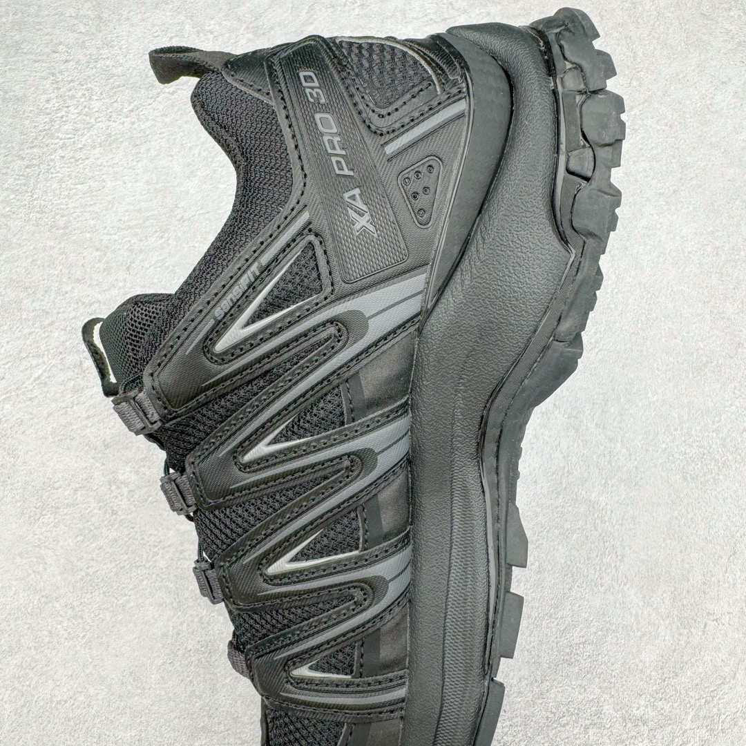 图片[7]-＃PK4.0 SALOMON XA Pro 3D ADV 萨洛蒙潮流越野机能户外功能鞋 基于市场现有版本全新升级调整改良 现阶段市场最强产物 全新主色陆续出货 大底描漆工整零瑕疵 鞋头定型弧度完 纯原外贸平台特供订单 耗时半年巨作 全套原纸板楦头开发 原厂特供网布配套加持 确保原汁原味 完美呈现版型 原档数据独家私模五层组合大底 原装Ortholite轻量化鞋垫 中底布带钢印编号 原厂TPU锁扣 进口港宝加持 后跟自然饱满 还原公司包裹性 鞋面采用SENSIFT贴合技术 全方位贴合包裹脚型 鞋跟部鞋底牵引设计 提供强大的抓地性能 更适应野外崎岖不平的道路 其3D ADVANCED CHASSIS底盘 材料轻量大化 钉齿设计更具稳定性 防护性 鞋底易磨损区运用CONTAGRIP高耐磨材料 应对城市硬质路面长距离跑考验 尺码：36 36.5 37.5 38 38.5 39 40 40.5 41 42 42.5 43 44 44.5 45 46.5-选品中心