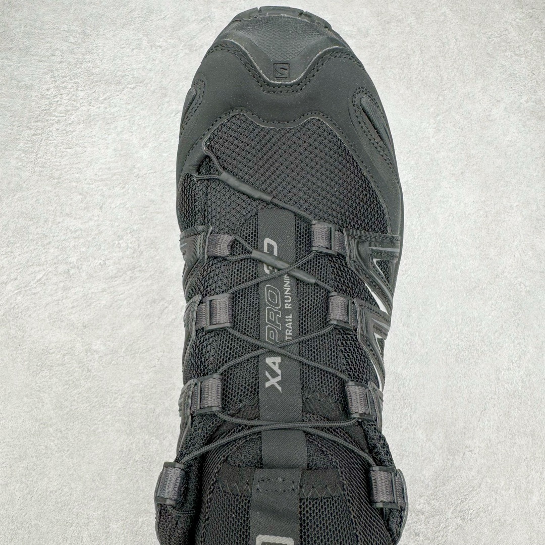 图片[4]-＃PK4.0 SALOMON XA Pro 3D ADV 萨洛蒙潮流越野机能户外功能鞋 基于市场现有版本全新升级调整改良 现阶段市场最强产物 全新主色陆续出货 大底描漆工整零瑕疵 鞋头定型弧度完 纯原外贸平台特供订单 耗时半年巨作 全套原纸板楦头开发 原厂特供网布配套加持 确保原汁原味 完美呈现版型 原档数据独家私模五层组合大底 原装Ortholite轻量化鞋垫 中底布带钢印编号 原厂TPU锁扣 进口港宝加持 后跟自然饱满 还原公司包裹性 鞋面采用SENSIFT贴合技术 全方位贴合包裹脚型 鞋跟部鞋底牵引设计 提供强大的抓地性能 更适应野外崎岖不平的道路 其3D ADVANCED CHASSIS底盘 材料轻量大化 钉齿设计更具稳定性 防护性 鞋底易磨损区运用CONTAGRIP高耐磨材料 应对城市硬质路面长距离跑考验 尺码：36 36.5 37.5 38 38.5 39 40 40.5 41 42 42.5 43 44 44.5 45 46.5-选品中心
