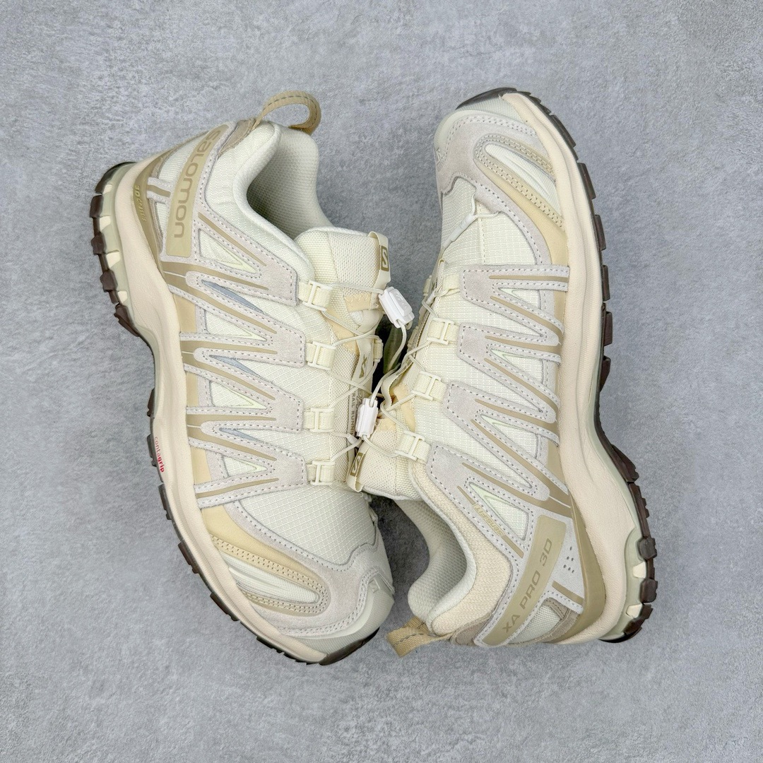 图片[3]-＃PK4.0 SALOMON XA Pro 3D ADV 萨洛蒙潮流越野机能户外功能鞋 基于市场现有版本全新升级调整改良 现阶段市场最强产物 全新主色陆续出货 大底描漆工整零瑕疵 鞋头定型弧度完 纯原外贸平台特供订单 耗时半年巨作 全套原纸板楦头开发 原厂特供网布配套加持 确保原汁原味 完美呈现版型 原档数据独家私模五层组合大底 原装Ortholite轻量化鞋垫 中底布带钢印编号 原厂TPU锁扣 进口港宝加持 后跟自然饱满 还原公司包裹性 鞋面采用SENSIFT贴合技术 全方位贴合包裹脚型 鞋跟部鞋底牵引设计 提供强大的抓地性能 更适应野外崎岖不平的道路 其3D ADVANCED CHASSIS底盘 材料轻量大化 钉齿设计更具稳定性 防护性 鞋底易磨损区运用CONTAGRIP高耐磨材料 应对城市硬质路面长距离跑考验 尺码：36 36.5 37.5 38 38.5 39 40 40.5 41 42 42.5 43 44 44.5 45 46.5-选品中心