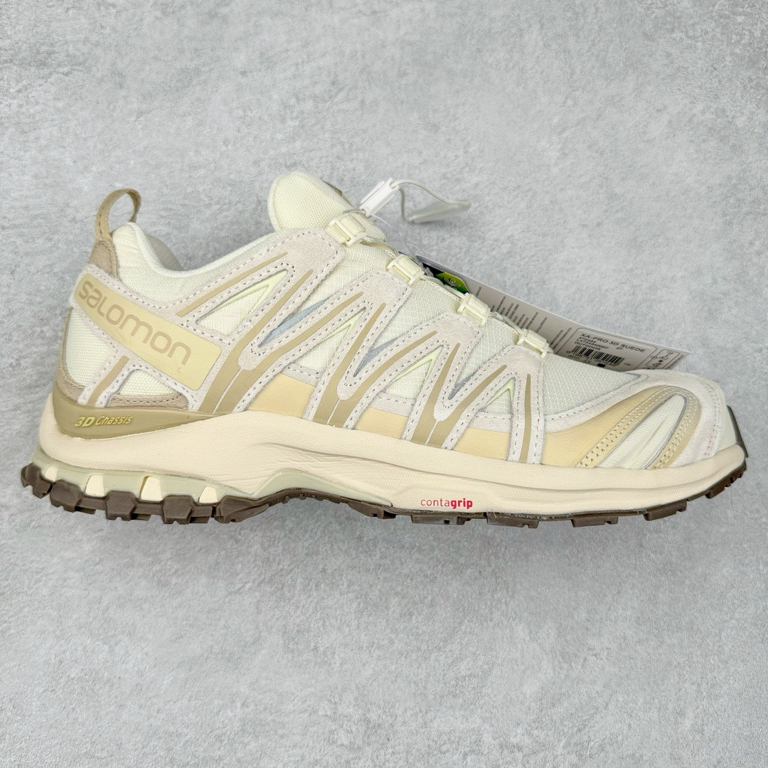 ＃PK4.0 SALOMON XA Pro 3D ADV 萨洛蒙潮流越野机能户外功能鞋 基于市场现有版本全新升级调整改良 现阶段市场最强产物 全新主色陆续出货 大底描漆工整零瑕疵 鞋头定型弧度完 纯原外贸平台特供订单 耗时半年巨作 全套原纸板楦头开发 原厂特供网布配套加持 确保原汁原味 完美呈现版型 原档数据独家私模五层组合大底 原装Ortholite轻量化鞋垫 中底布带钢印编号 原厂TPU锁扣 进口港宝加持 后跟自然饱满 还原公司包裹性 鞋面采用SENSIFT贴合技术 全方位贴合包裹脚型 鞋跟部鞋底牵引设计 提供强大的抓地性能 更适应野外崎岖不平的道路 其3D ADVANCED CHASSIS底盘 材料轻量大化 钉齿设计更具稳定性 防护性 鞋底易磨损区运用CONTAGRIP高耐磨材料 应对城市硬质路面长距离跑考验 尺码：36 36.5 37.5 38 38.5 39 40 40.5 41 42 42.5 43 44 44.5 45 46.5-选品中心