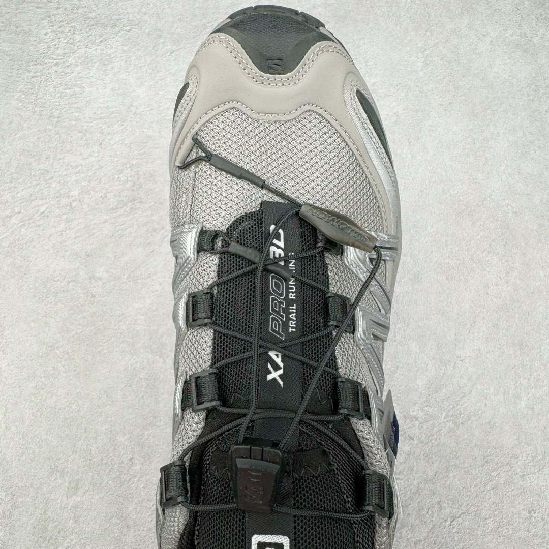 图片[4]-＃PK4.0 SALOMON XA Pro 3D ADV 萨洛蒙潮流越野机能户外功能鞋 基于市场现有版本全新升级调整改良 现阶段市场最强产物 全新主色陆续出货 大底描漆工整零瑕疵 鞋头定型弧度完 纯原外贸平台特供订单 耗时半年巨作 全套原纸板楦头开发 原厂特供网布配套加持 确保原汁原味 完美呈现版型 原档数据独家私模五层组合大底 原装Ortholite轻量化鞋垫 中底布带钢印编号 原厂TPU锁扣 进口港宝加持 后跟自然饱满 还原公司包裹性 鞋面采用SENSIFT贴合技术 全方位贴合包裹脚型 鞋跟部鞋底牵引设计 提供强大的抓地性能 更适应野外崎岖不平的道路 其3D ADVANCED CHASSIS底盘 材料轻量大化 钉齿设计更具稳定性 防护性 鞋底易磨损区运用CONTAGRIP高耐磨材料 应对城市硬质路面长距离跑考验 尺码：36 36.5 37.5 38 38.5 39 40 40.5 41 42 42.5 43 44 44.5 45 46.5-选品中心