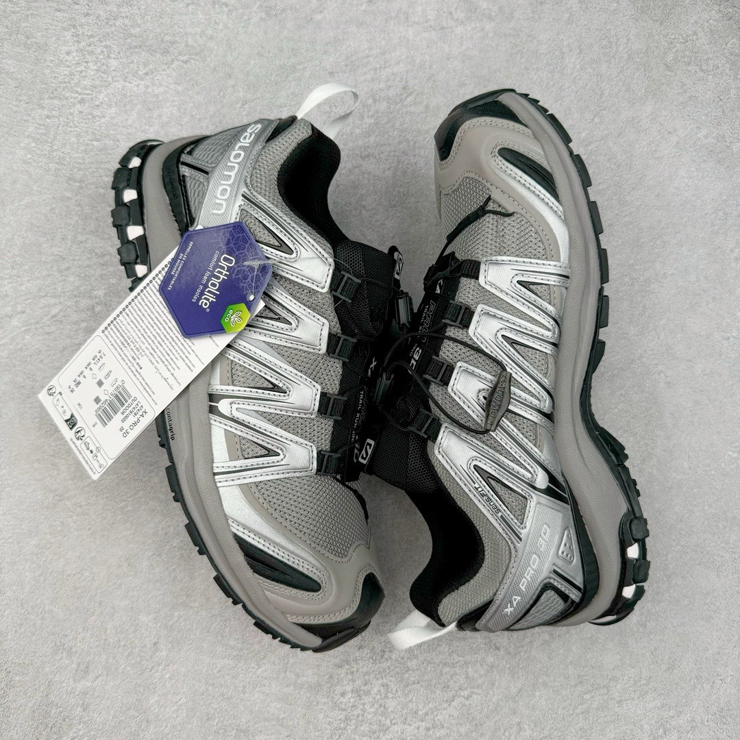图片[3]-＃PK4.0 SALOMON XA Pro 3D ADV 萨洛蒙潮流越野机能户外功能鞋 基于市场现有版本全新升级调整改良 现阶段市场最强产物 全新主色陆续出货 大底描漆工整零瑕疵 鞋头定型弧度完 纯原外贸平台特供订单 耗时半年巨作 全套原纸板楦头开发 原厂特供网布配套加持 确保原汁原味 完美呈现版型 原档数据独家私模五层组合大底 原装Ortholite轻量化鞋垫 中底布带钢印编号 原厂TPU锁扣 进口港宝加持 后跟自然饱满 还原公司包裹性 鞋面采用SENSIFT贴合技术 全方位贴合包裹脚型 鞋跟部鞋底牵引设计 提供强大的抓地性能 更适应野外崎岖不平的道路 其3D ADVANCED CHASSIS底盘 材料轻量大化 钉齿设计更具稳定性 防护性 鞋底易磨损区运用CONTAGRIP高耐磨材料 应对城市硬质路面长距离跑考验 尺码：36 36.5 37.5 38 38.5 39 40 40.5 41 42 42.5 43 44 44.5 45 46.5-选品中心