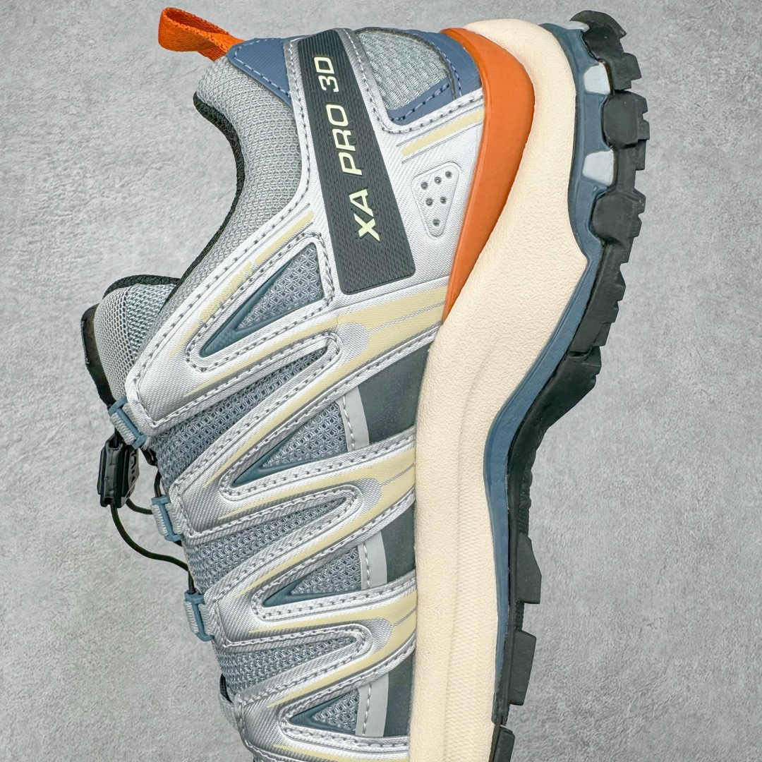 图片[7]-＃PK4.0 SALOMON XA Pro 3D ADV 萨洛蒙潮流越野机能户外功能鞋 基于市场现有版本全新升级调整改良 现阶段市场最强产物 全新主色陆续出货 大底描漆工整零瑕疵 鞋头定型弧度完 纯原外贸平台特供订单 耗时半年巨作 全套原纸板楦头开发 原厂特供网布配套加持 确保原汁原味 完美呈现版型 原档数据独家私模五层组合大底 原装Ortholite轻量化鞋垫 中底布带钢印编号 原厂TPU锁扣 进口港宝加持 后跟自然饱满 还原公司包裹性 鞋面采用SENSIFT贴合技术 全方位贴合包裹脚型 鞋跟部鞋底牵引设计 提供强大的抓地性能 更适应野外崎岖不平的道路 其3D ADVANCED CHASSIS底盘 材料轻量大化 钉齿设计更具稳定性 防护性 鞋底易磨损区运用CONTAGRIP高耐磨材料 应对城市硬质路面长距离跑考验 尺码：36 36.5 37.5 38 38.5 39 40 40.5 41 42 42.5 43 44 44.5 45-选品中心