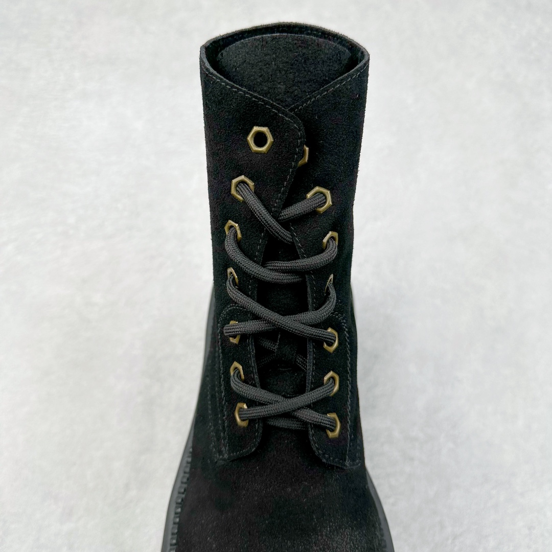 图片[5]-Miu Miu Biker Leather Boots 机车系列中帮潮流时装女士机车风休闲厚底马丁沙漠工装靴 MiuMiu缪缪 新品纯原级别发售# 硬控10秒大黄靴是整个秋冬穿搭灵魂 微翘大头鞋上脚超级显瘦 平底鞋脚感很软很轻不板脚 #增高5CM但完全不重 #头层麂皮绒材质 #可外翻两穿马丁靴 两种风格 #渐变做旧效果 尺码：35 36 37 38 39 40 41 三色可选：黄色 黑色 棕色-选品中心