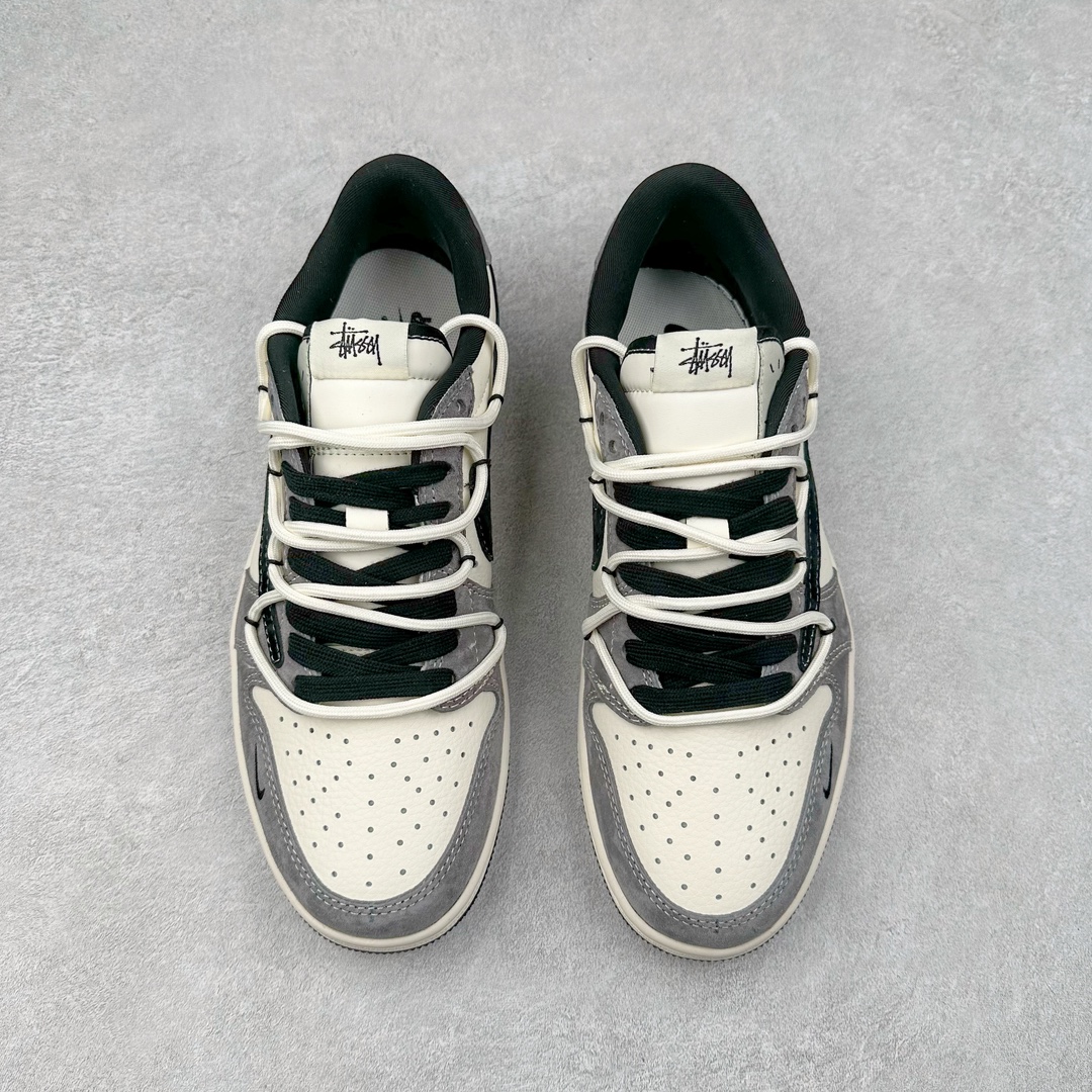 图片[2]-TS x Air Jordan AJ1 Low 倒钩低帮联名定制配色 SJ2068-296 原厂内置气垫魔块 A模大底 头层小牛皮 鞋舌AJ原厂专用牛津布+AJ专用反口珍珠布+原厂无杂质高弹内里海棉+特殊封边弹力鞋带 尺码：36 36.5 37.5 38 38.5 39 40 40.5 41 42 42.5 43 44 44.5 45 46 47.5-选品中心