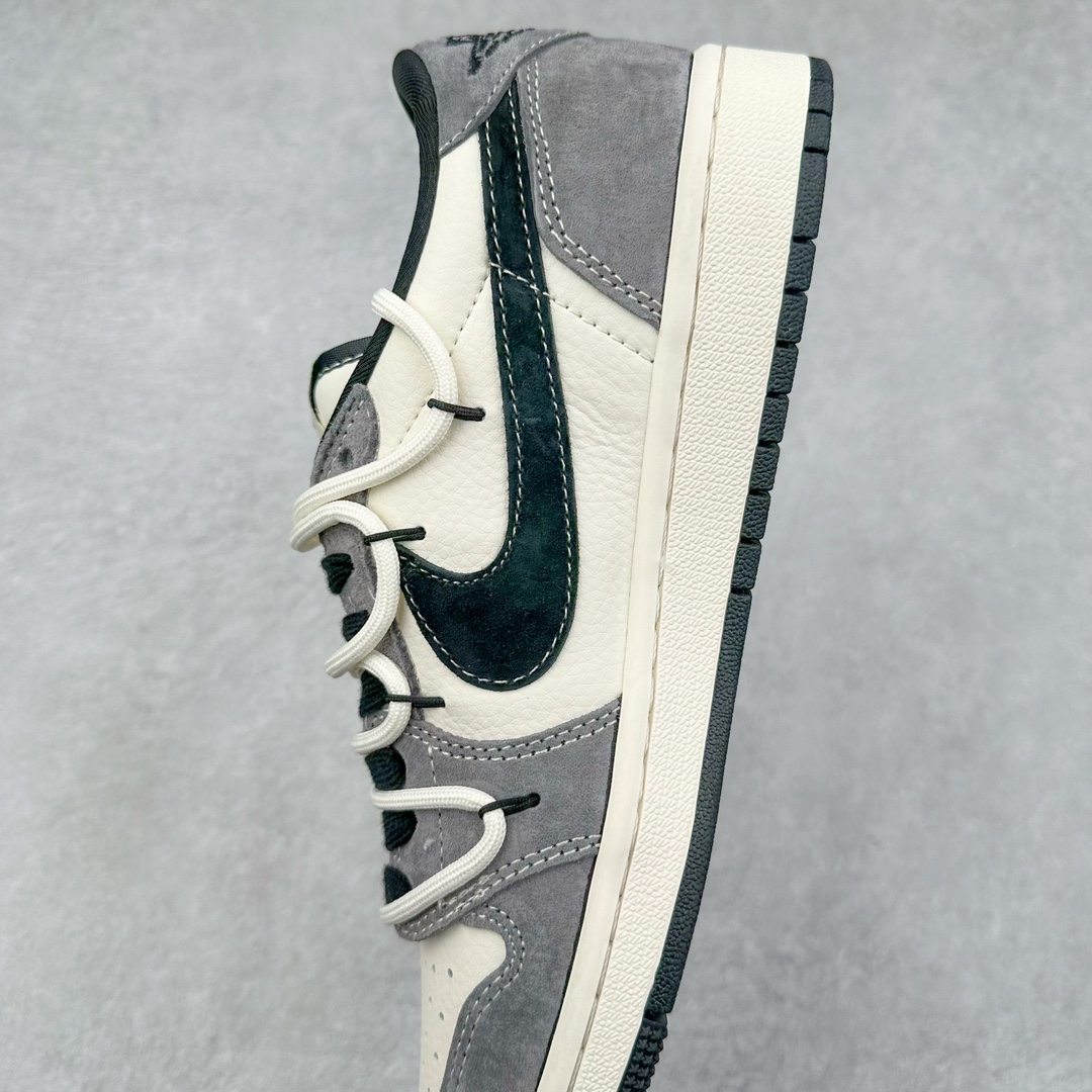 图片[7]-TS x Air Jordan AJ1 Low 倒钩低帮联名定制配色 SJ2068-296 原厂内置气垫魔块 A模大底 头层小牛皮 鞋舌AJ原厂专用牛津布+AJ专用反口珍珠布+原厂无杂质高弹内里海棉+特殊封边弹力鞋带 尺码：36 36.5 37.5 38 38.5 39 40 40.5 41 42 42.5 43 44 44.5 45 46 47.5-选品中心