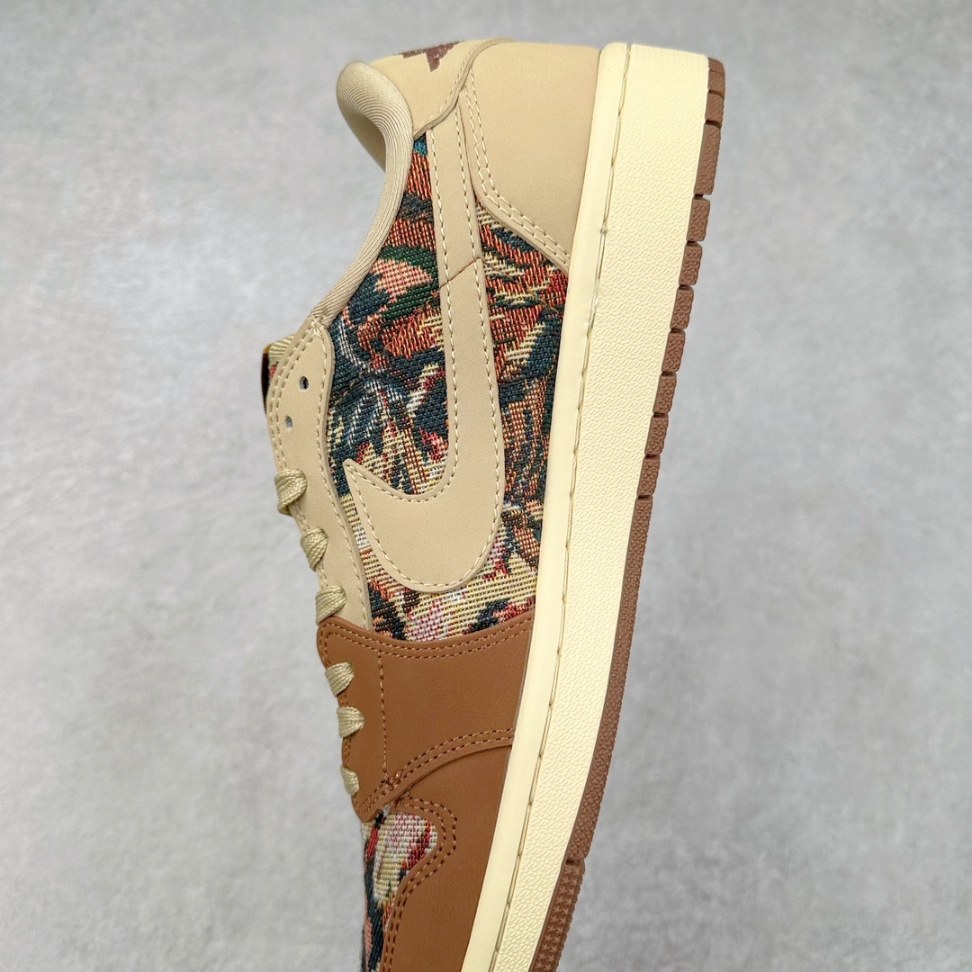 图片[7]-TS x Air Jordan AJ1 Low 倒钩低帮联名定制配色 JH6088-610 原厂内置气垫魔块 A模大底 头层小牛皮 鞋舌AJ原厂专用牛津布+AJ专用反口珍珠布+原厂无杂质高弹内里海棉+特殊封边弹力鞋带 尺码：36 36.5 37.5 38 38.5 39 40 40.5 41 42 42.5 43 44 44.5 45 46 47.5-选品中心