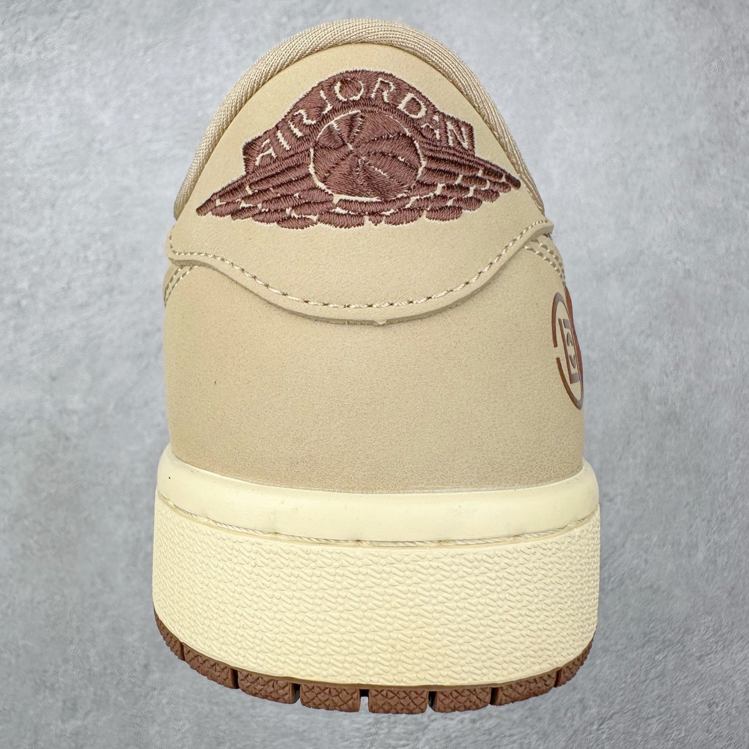 图片[8]-TS x Air Jordan AJ1 Low 倒钩低帮联名定制配色 JH6088-610 原厂内置气垫魔块 A模大底 头层小牛皮 鞋舌AJ原厂专用牛津布+AJ专用反口珍珠布+原厂无杂质高弹内里海棉+特殊封边弹力鞋带 尺码：36 36.5 37.5 38 38.5 39 40 40.5 41 42 42.5 43 44 44.5 45 46 47.5-选品中心