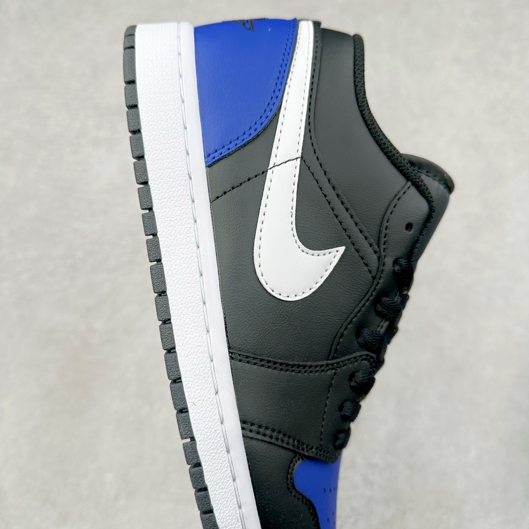 图片[6]-＃K版 Air Jordan AJ1 Low 低帮 黑蓝 553558-042 全新流水线出品 DT版本唯一平替选择 市场第二梯队最强版 全部原鞋开发 原楦原纸板开发 全鞋电脑针车 原厂内置全掌气垫 原盒内在原标 唯一Zp原版鞋带绑法 免检产品 全新2022版型 全头层皮料 完美零毛边处理 原厂配置全掌气垫 价格定位良心 几十个配色陆续出货 尺码：36 36.5 37.5 38 38.5 39 40 40.5 41 42 42.5 43 44 44.5 45 46 47.5-选品中心