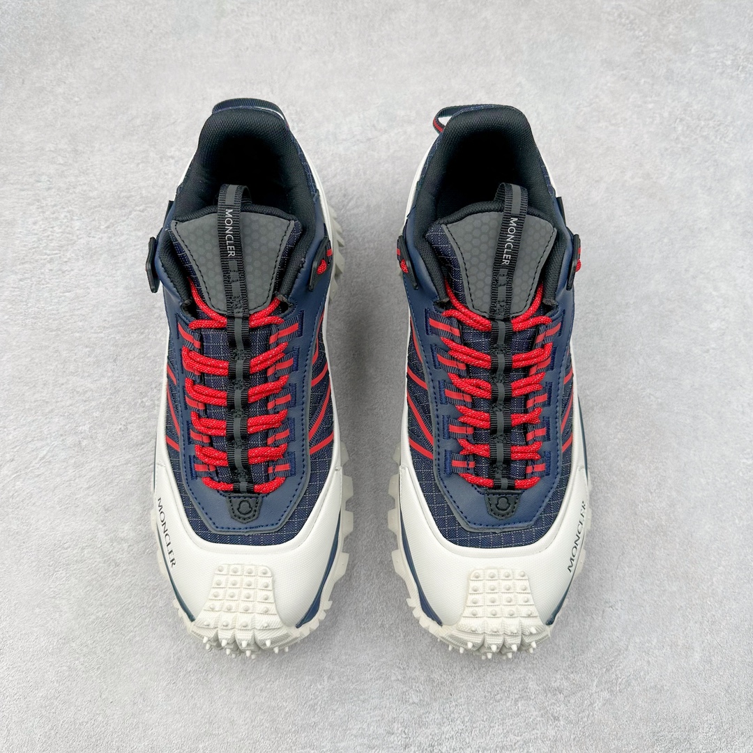 图片[2]-＃莞产 Moncler Trailgrip Gore-Tex 蒙口越野旅行系列低帮厚底轻量户外登山运动鞋 盟可睐MONCLER TRAILGRIP 鞋履新季系列 前卫设计碰撞实用科技 轻盈面料无惧炎热夏季 Trailgrip运动鞋作为盟可睐Moncler的秋冬新作横空出世 融蕴品牌山地基因 运用科技前沿技术 征服野外复杂地形 醒目的胎纹设计搭配弧形橡胶鞋头 确保经久耐穿 为山野探险与都市畅游提供高效防护 Trailgrip 2023春夏系列将在既有的实用性基础之上 推出全新配色 并采用更轻材质 尺码：35 36 37 38 39 40 41 42 43 44 45 46-选品中心