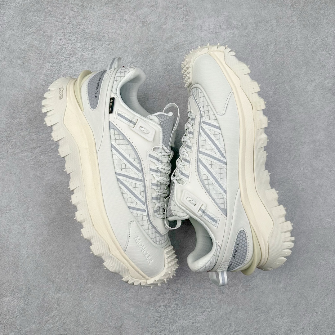 图片[3]-＃莞产 Moncler Trailgrip Gore-Tex 蒙口越野旅行系列低帮厚底轻量户外登山运动鞋 盟可睐MONCLER TRAILGRIP 鞋履新季系列 前卫设计碰撞实用科技 轻盈面料无惧炎热夏季 Trailgrip运动鞋作为盟可睐Moncler的秋冬新作横空出世 融蕴品牌山地基因 运用科技前沿技术 征服野外复杂地形 醒目的胎纹设计搭配弧形橡胶鞋头 确保经久耐穿 为山野探险与都市畅游提供高效防护 Trailgrip 2023春夏系列将在既有的实用性基础之上 推出全新配色 并采用更轻材质 尺码：35 36 37 38 39 40 41 42 43 44 45 46-选品中心