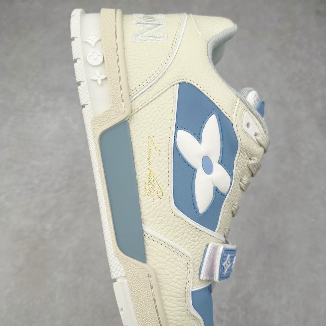 图片[6]-Louis Vuitton Trainer lv时装走秀运动鞋 高尔夫系列 全网最全配色更新最快 最成熟的做工稳定的品控 完美鞋型超高的清洁度 零毛边线头瑕疵 全套原楦原纸版原鞋开模 全网最具灵魂的版型 正确原装黄色鞋盒 正确中底印花 鞋面印花3D高频深度立体 全鞋电脑针车 紧密相连 针距密度一致 环保乳胶注塑鞋垫 厚度脚感还原原版 皮面裁剪部位 统一油边封口工艺 原装橡胶大底含胶量大底组合零偏差 专柜全套包装 防尘袋 说明书 质保卡 男女鞋 尺码：35 36 37 38 39 40 41 42 43 44 45-选品中心