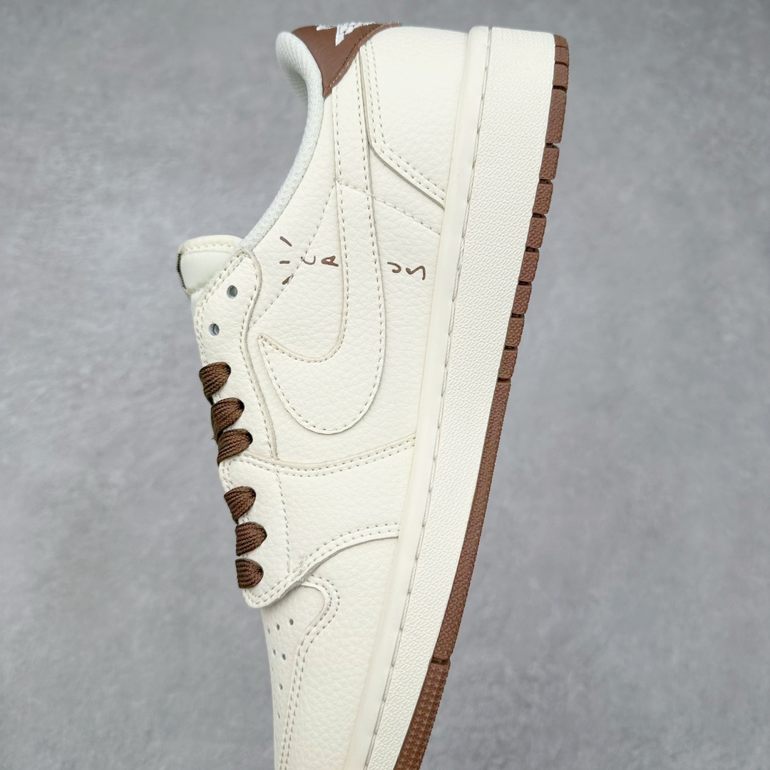 图片[7]-TS x Air Jordan AJ1 Low 倒钩低帮联名定制配色 DIY1688-005 原厂内置气垫魔块 A模大底 头层小牛皮 鞋舌AJ原厂专用牛津布+AJ专用反口珍珠布+原厂无杂质高弹内里海棉+特殊封边弹力鞋带 尺码：36 36.5 37.5 38 38.5 39 40 40.5 41 42 42.5 43 44 44.5 45 46 47.5-选品中心