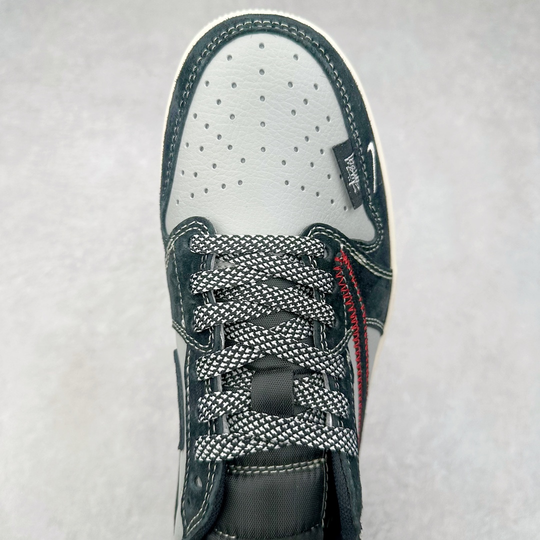 图片[4]-TS x Air Jordan AJ1 Low 倒钩低帮联名定制配色 SJ2068-133 原厂内置气垫魔块 A模大底 头层小牛皮 鞋舌AJ原厂专用牛津布+AJ专用反口珍珠布+原厂无杂质高弹内里海棉+特殊封边弹力鞋带 尺码：36 36.5 37.5 38 38.5 39 40 40.5 41 42 42.5 43 44 44.5 45 46 47.5-选品中心