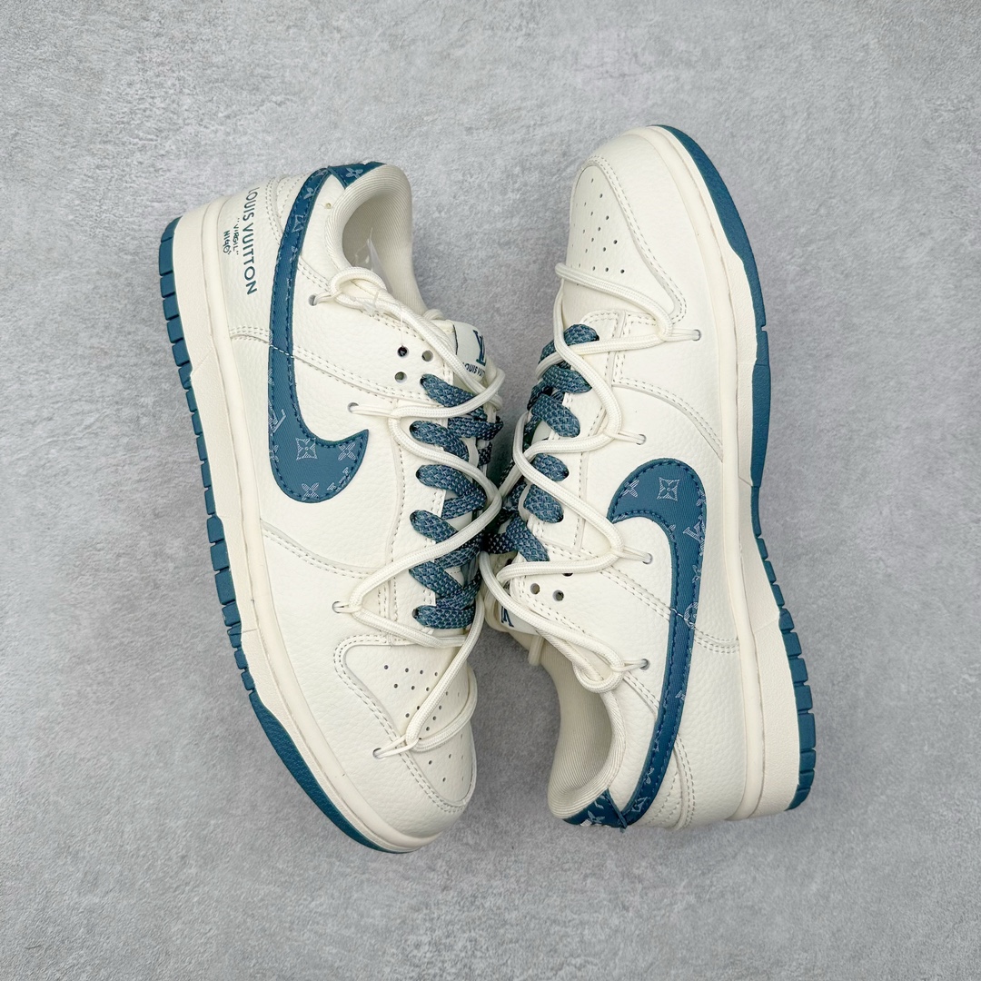 图片[3]-NK Dunk Low 定制配色 JJ5688-102 大厂出品 极力推荐 原装头层材料 独家版型蒸餾加工帶來的是更好的视觉和脚感体验大厂纯原品质出货 清洁度 电绣工艺 皮料切割干净无任何毛边 细节完美 尺码：36 36.5 37.5 38 38.5 39 40 40.5 41 42 42.5 43 44 44.5 45 46 47.5-选品中心