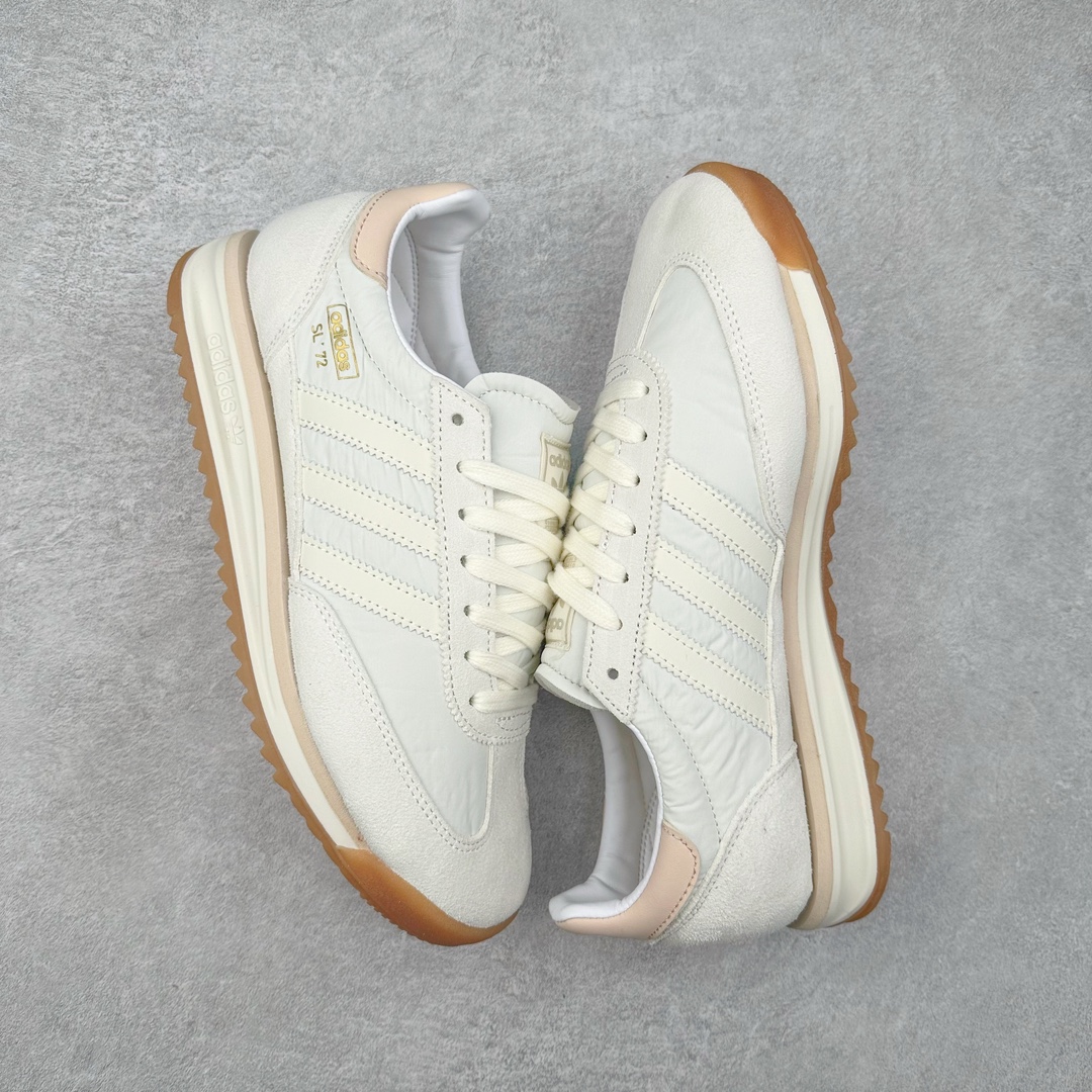 图片[3]-＃纯原 AD Wmns SL72 OG 系列德训足球风百搭低帮休闲运动板鞋 JI2491 采用高弹EVA+MODEL+RB三层组合底 区别市面RB一体大底 三层组合鞋底重量与原鞋一致 Originals 将有「T 头鞋」造型的诞生于 1972 年的 SL72 鞋款复刻带回 各位买鞋又有新选择了 1972 年 SL72 问世后 引领了后来阿迪达斯的跑鞋发展方向 其中「SL」代表了 Super Light 彰显了产品轻便的特性 1972 年 SL72 问世后 引领了后来阿迪达斯的跑鞋发展方向 其中「SL」代表了 Super Light 彰显了产品轻便的特性 这次 Originals 延续其轻质经典的基因 带来男女两款 SL72 男生款带来 SL72 RS 鞋型 RS 意为 Reshaped（重塑）鞋款在保留了经典的外观基础上 在尼龙材质里增加了填充物 使鞋型更加挺立和饱满 鞋头则更加圆润 鞋底的 EVA 材质则增加了鞋款的高度 女生款则带来 SL72 OG W 鞋型 OG 顾名思义则是致敬经典款式 相较于 RS（Reshaped）鞋款 鞋身更加纤细 其整体鞋身轮廓、线条、细节、材质上尊崇 70 年代 SL72 的设计 还原经典味道 尺码：36 36⅔ 37⅓ 38 38⅔ 39⅓ 40 40⅔ 41⅓ 42 42⅔ 43⅓ 44 44⅔ 45-选品中心